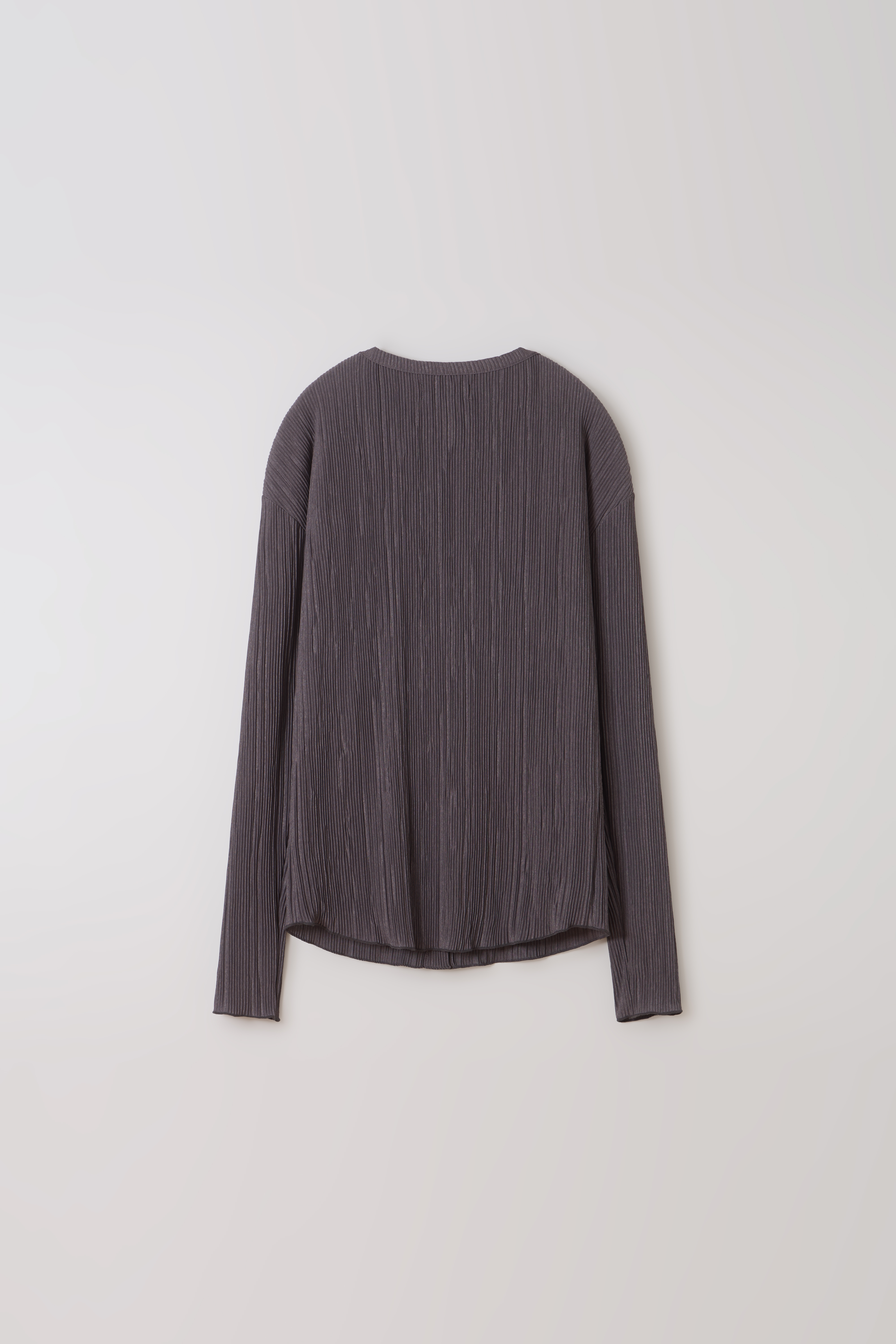 [2차 재입고] hidden pleats blouse (charcoal)