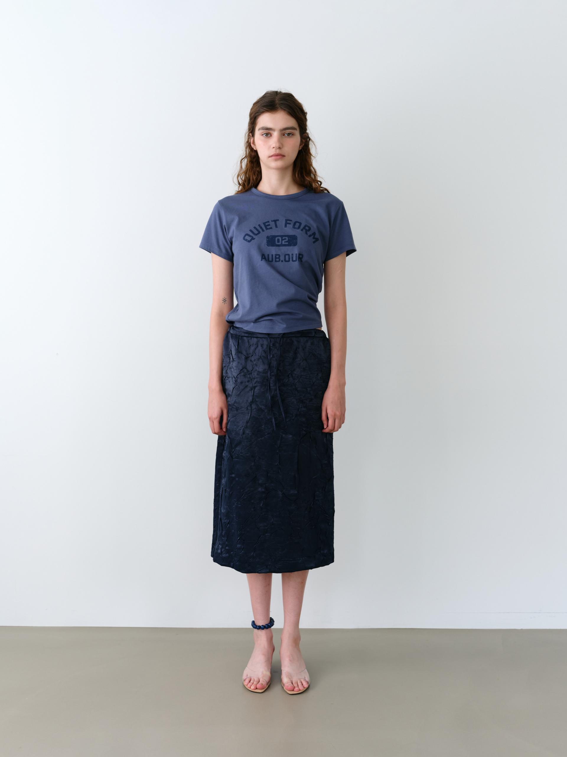 [2차 재입고] vintage form t-shirt (dusty blue)
