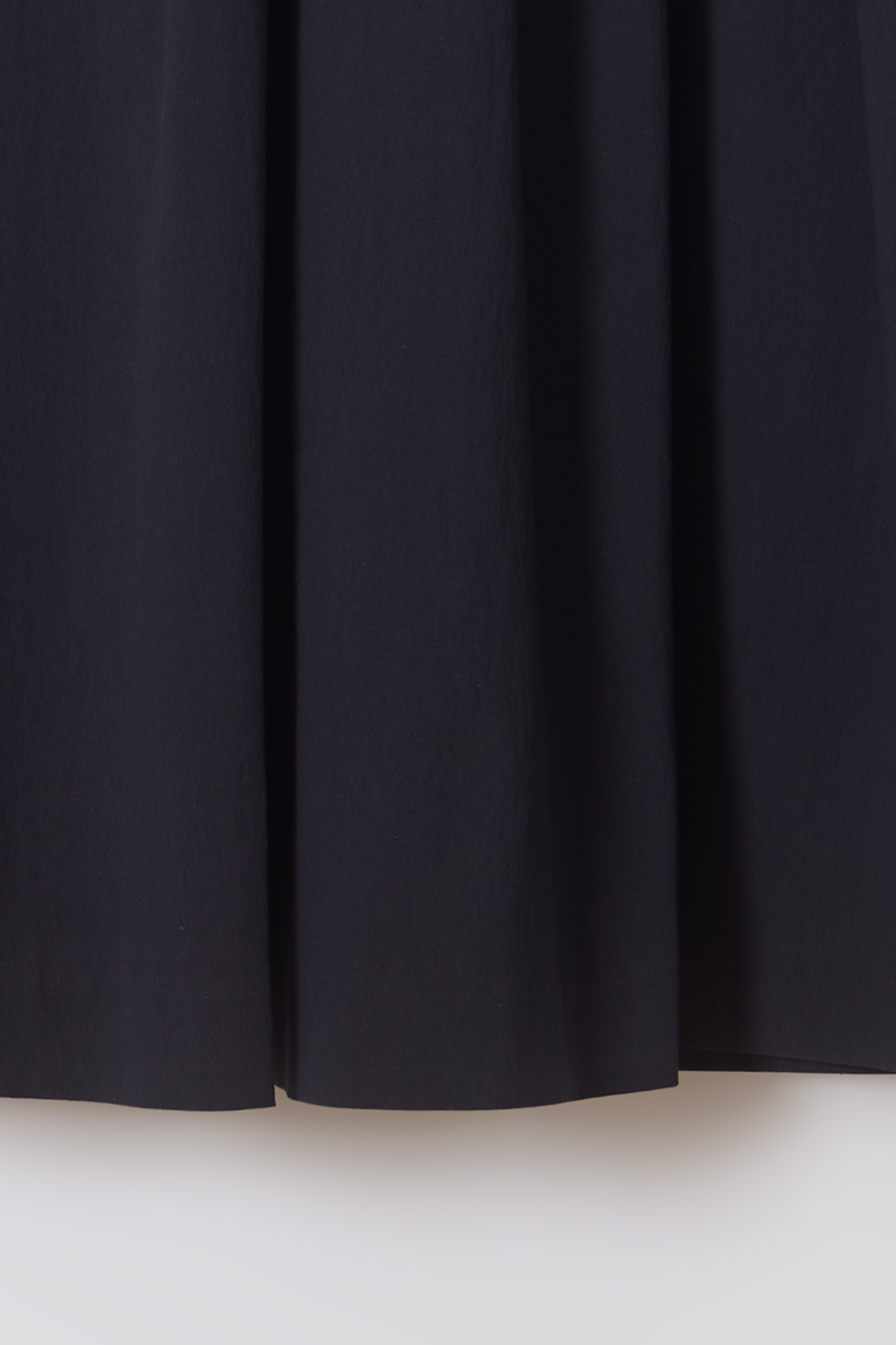 [2차 재입고] asym pleats skirt (ink black)