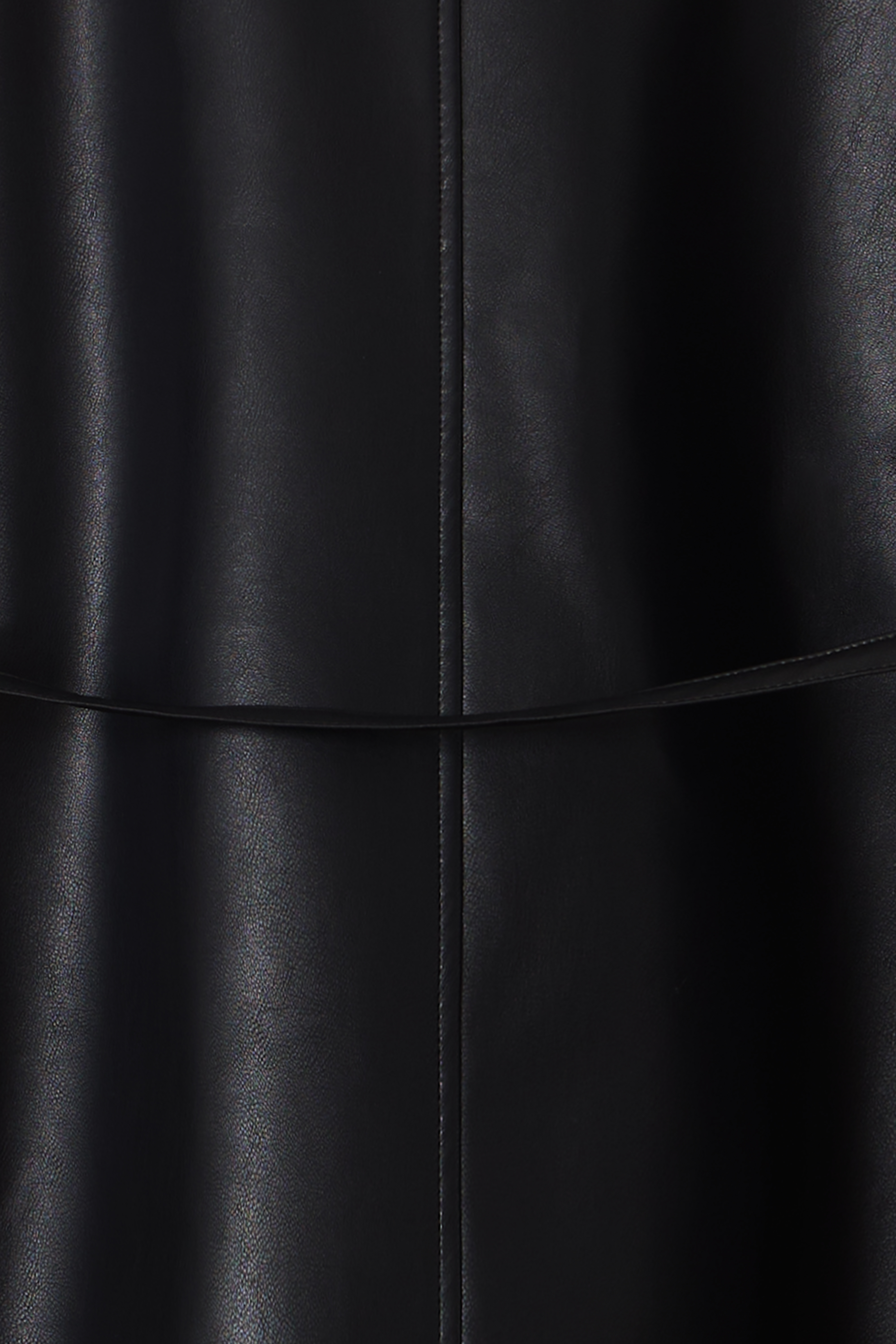 [3차 재입고] vent half trench coat (leather black)