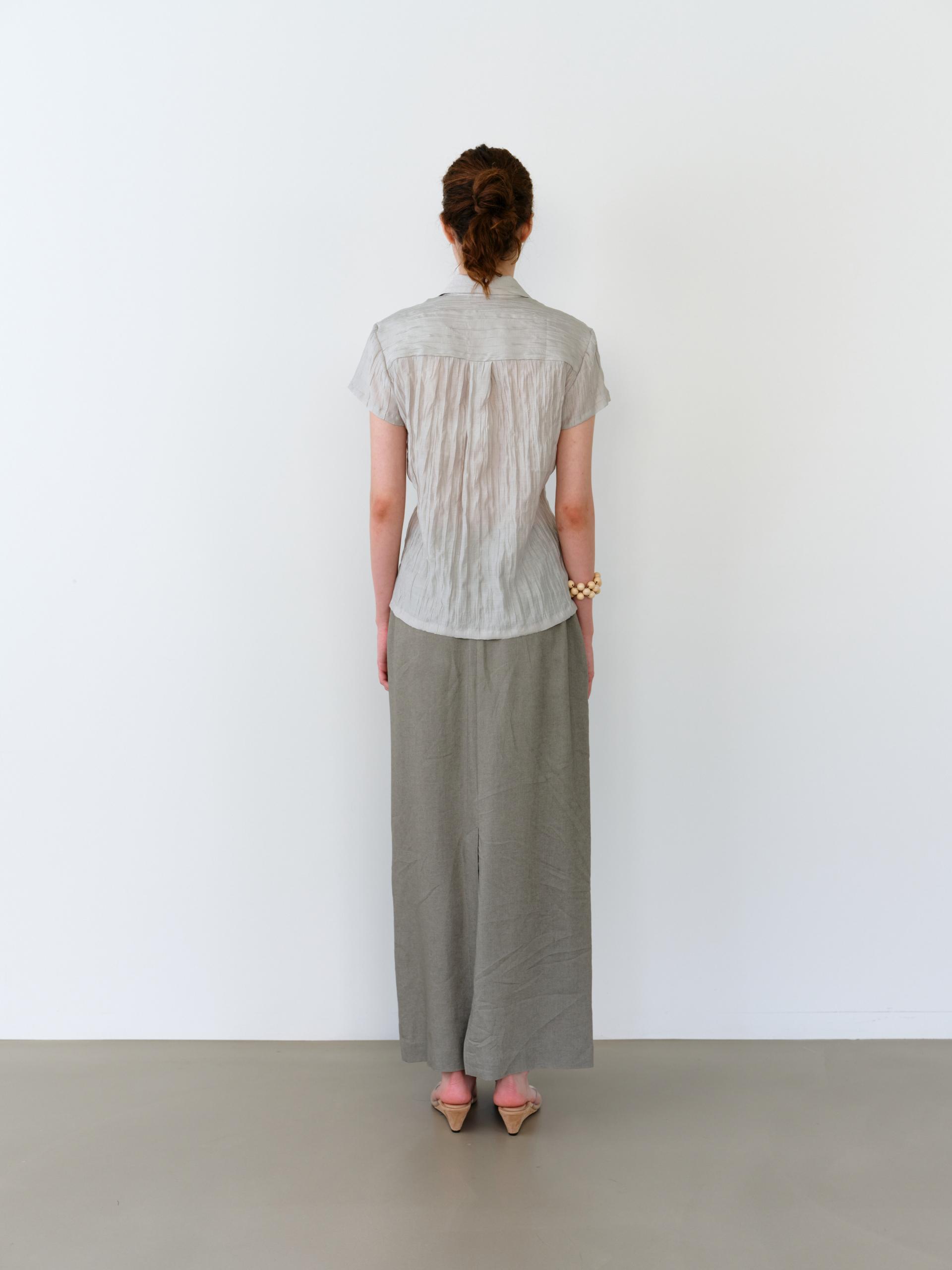 [5차 재입고] ripple half shirts (dusty mint)