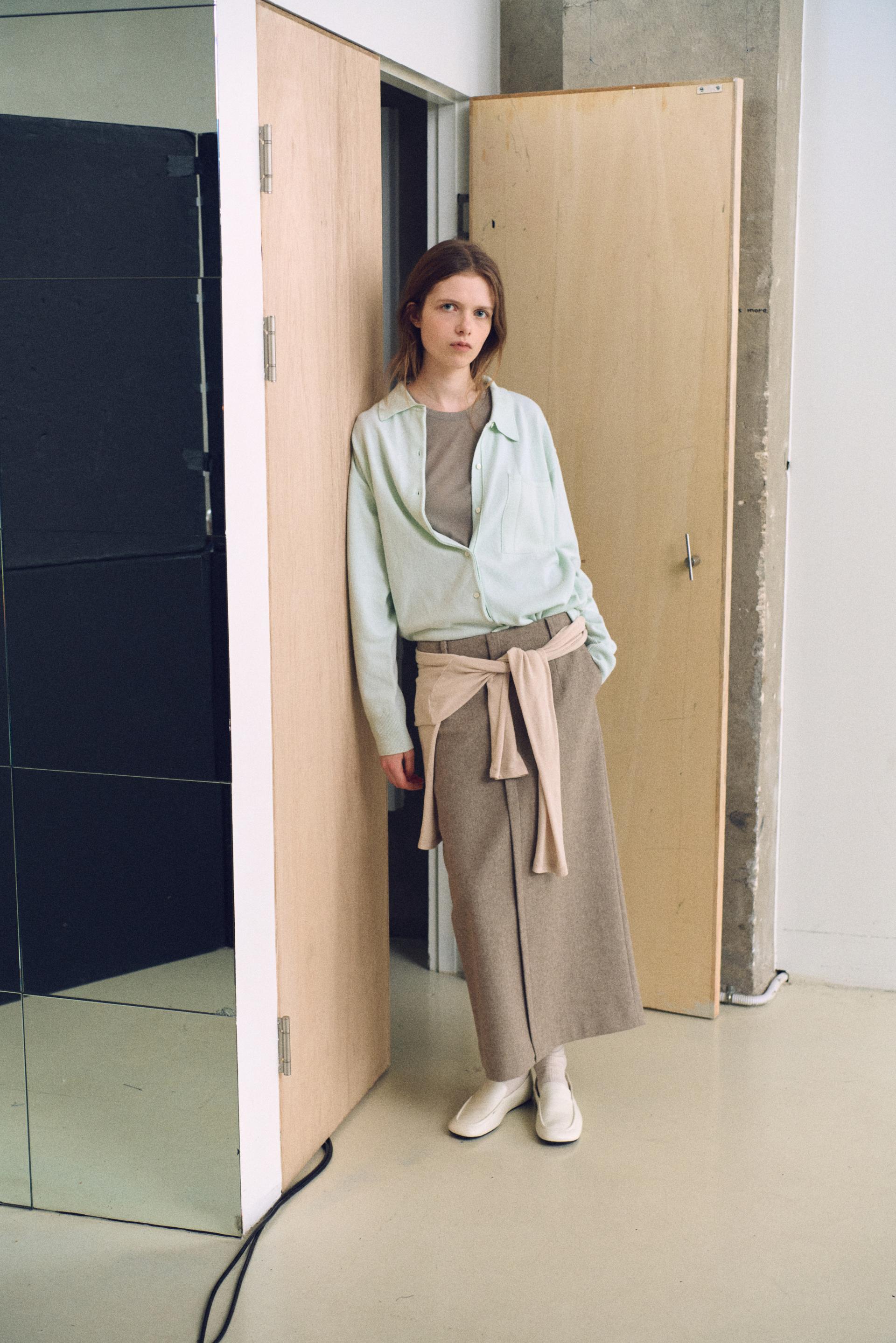 shirts pocket knit (mint)