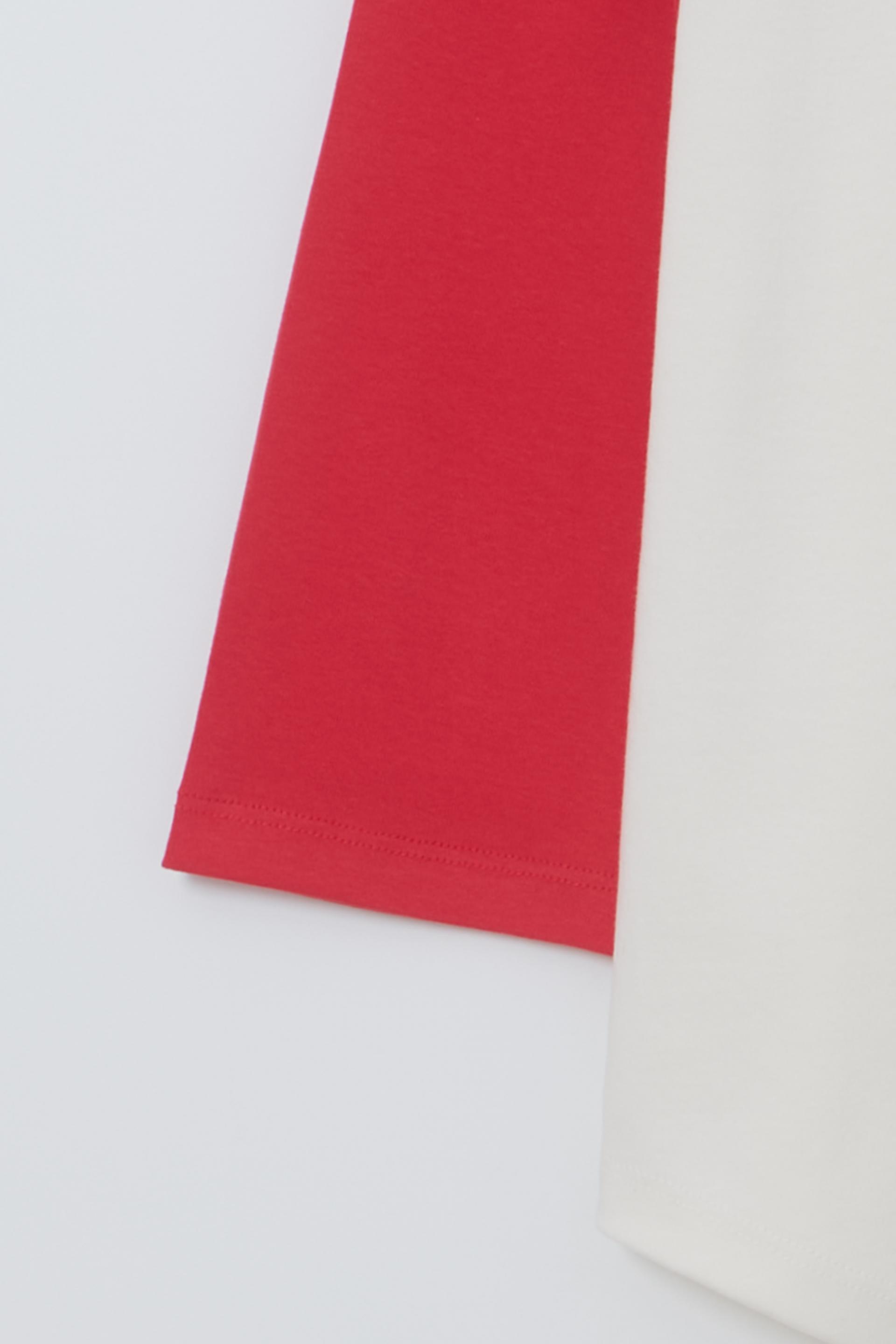 raw raglan t-shirt (red)