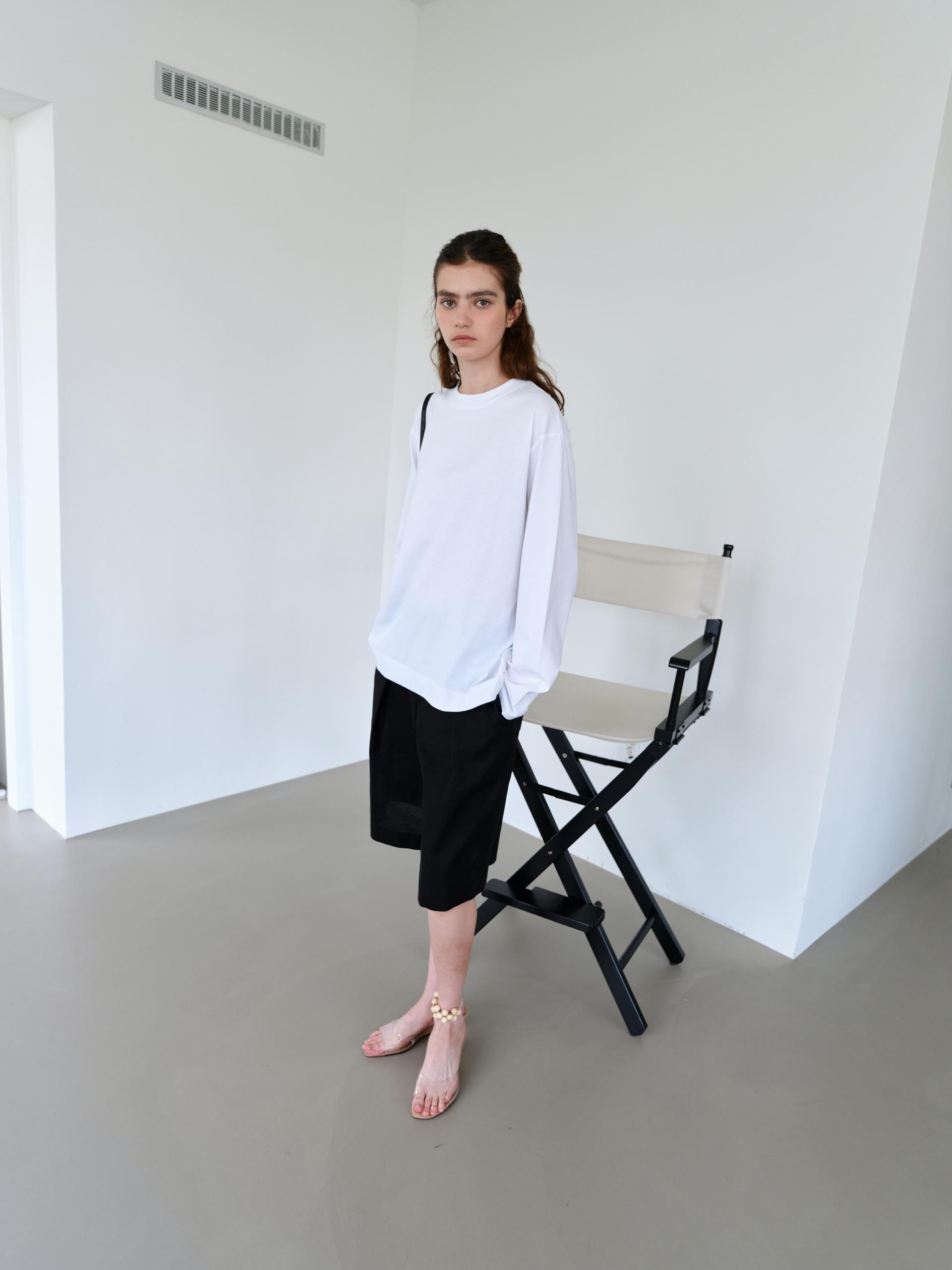 core long sleeve t-shirt (white)