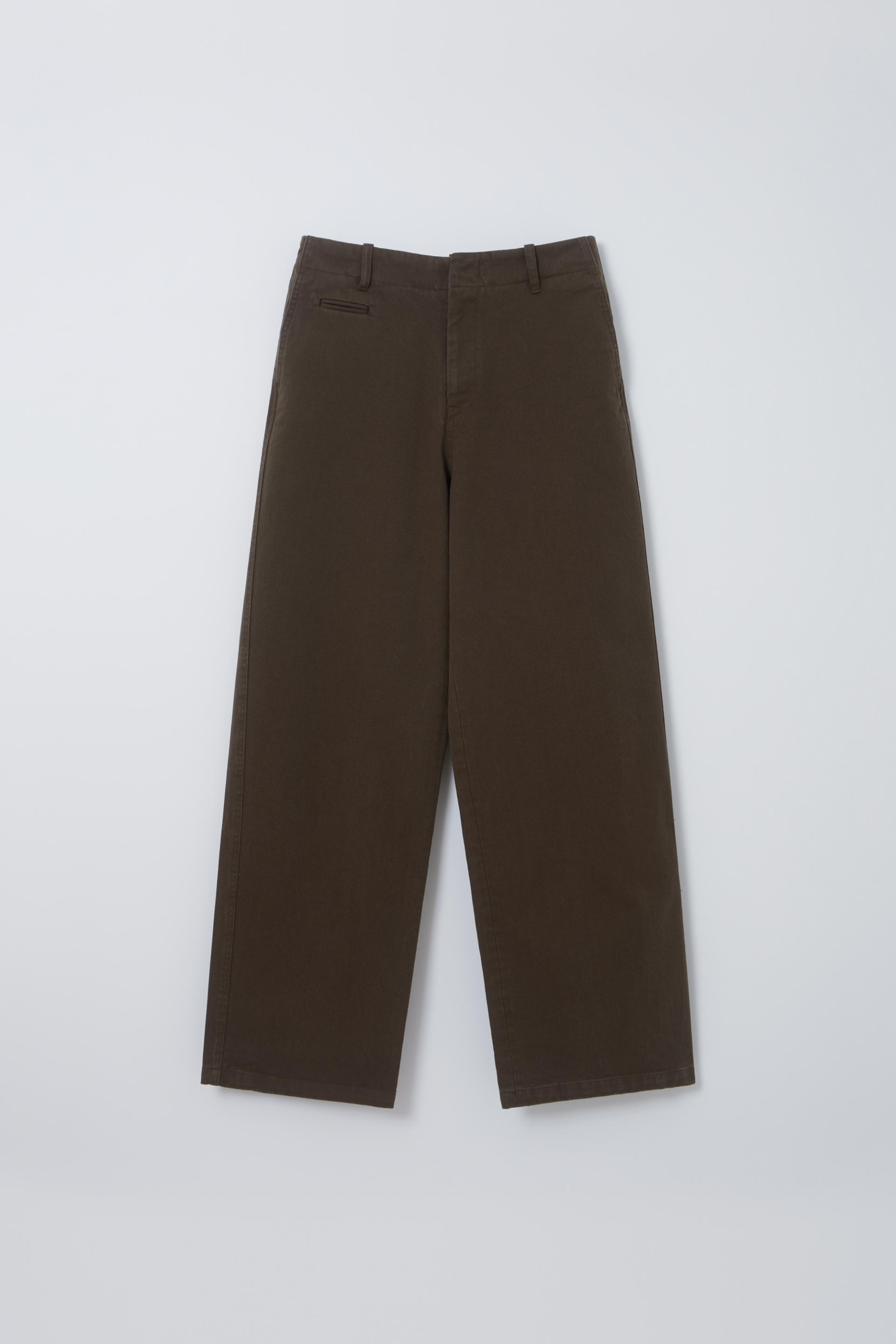 [2차 재입고] washed buckle pants (vintage brown)
