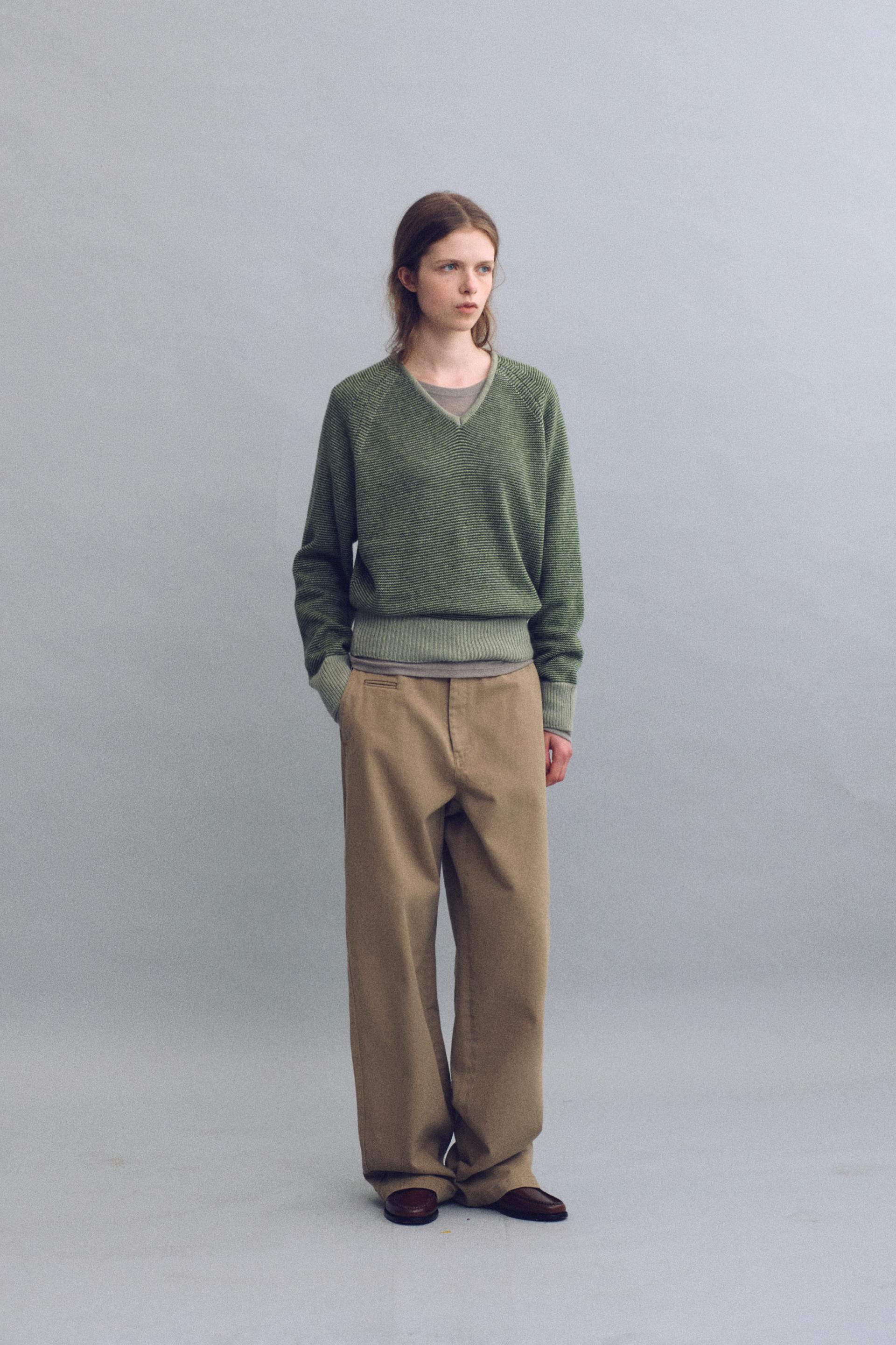 washed buckle pants (vintage beige)