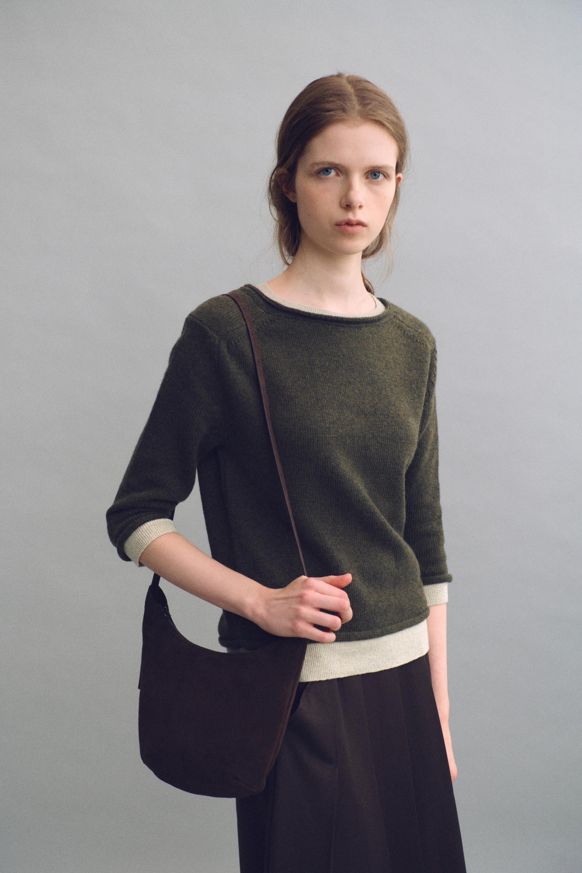 arc hobo bag (suede brown)