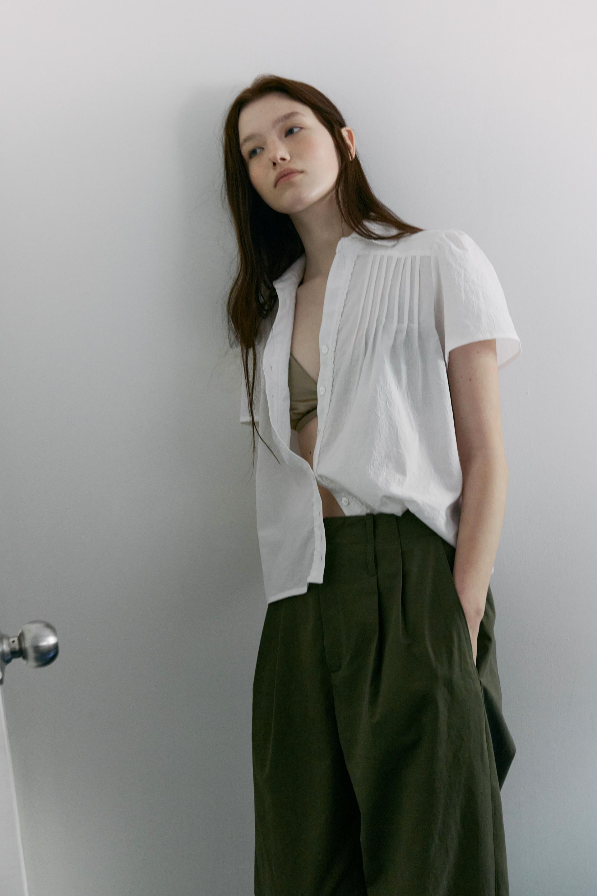 [4차 재입고] lace cap blouse (white)