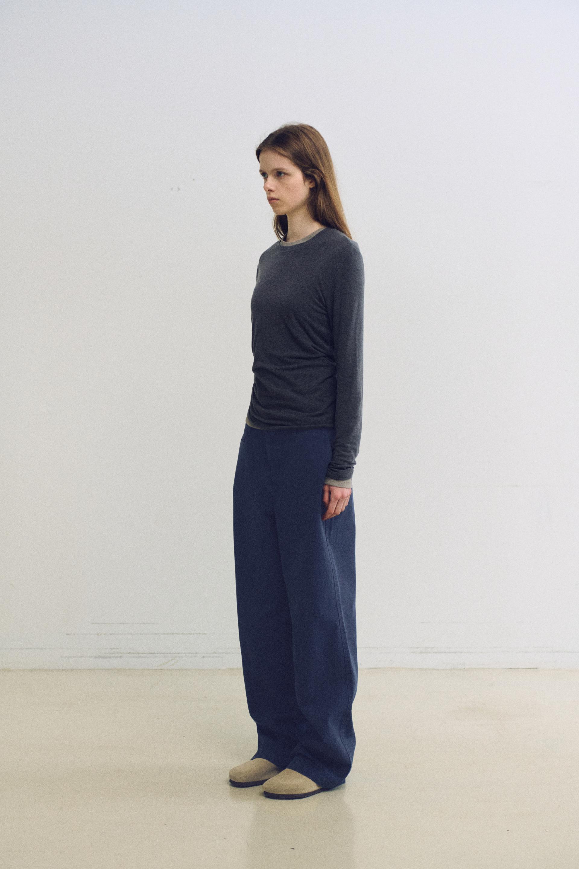bare long sleeve wool tee (5 colors)