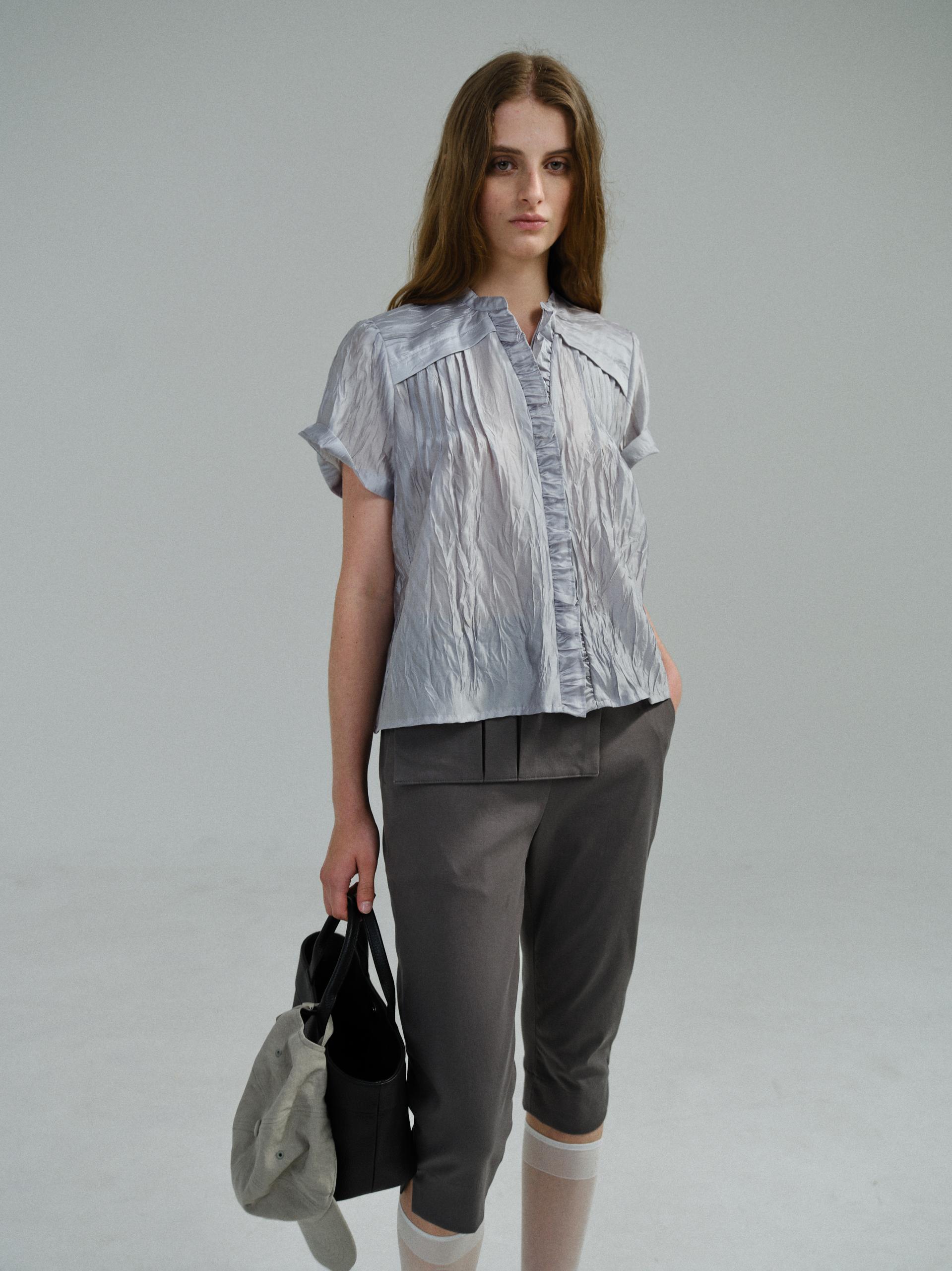 lip biker pants (grey)
