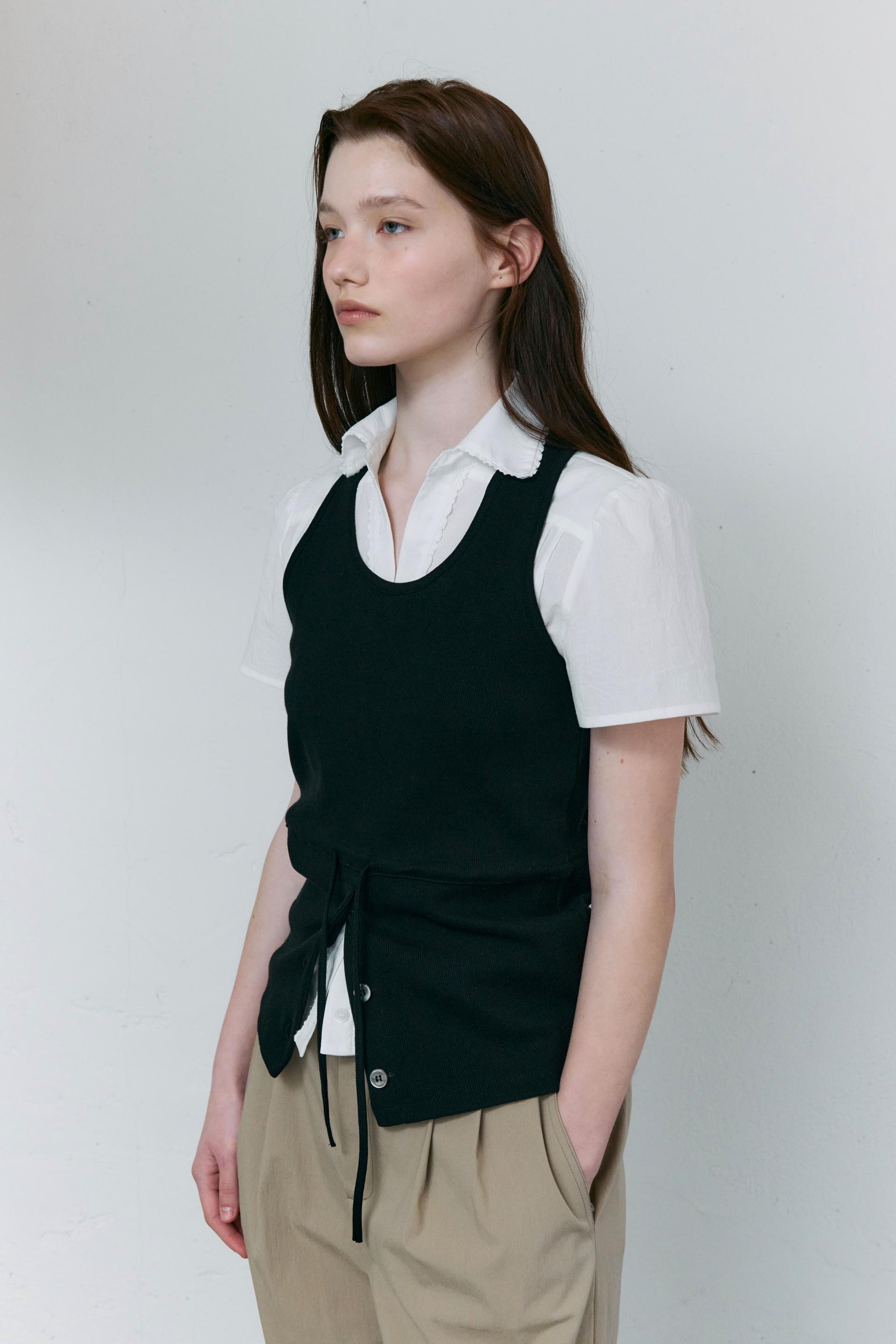 [4차 재입고] lace cap blouse (white)
