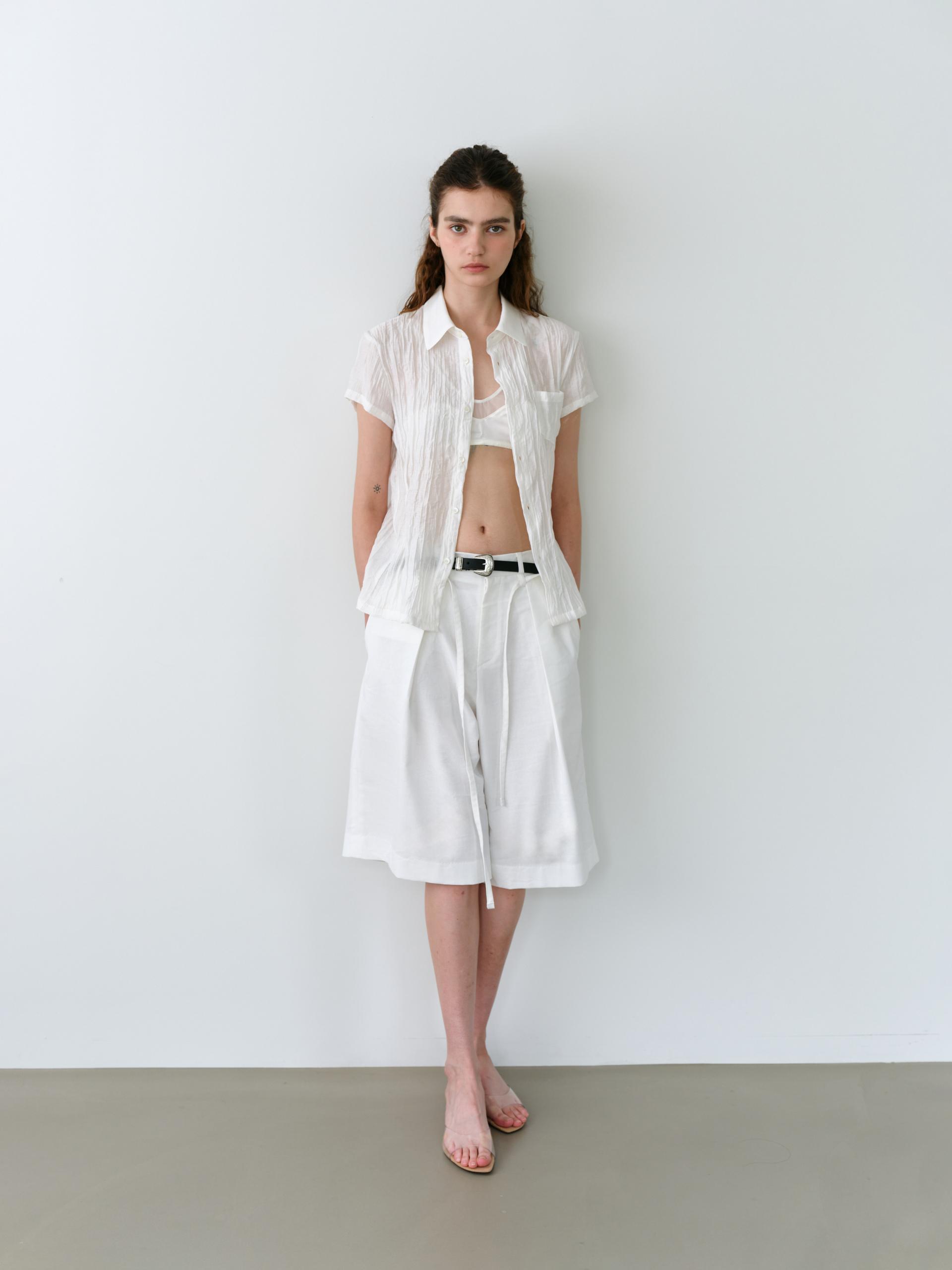 ripple half shirts (ivory)