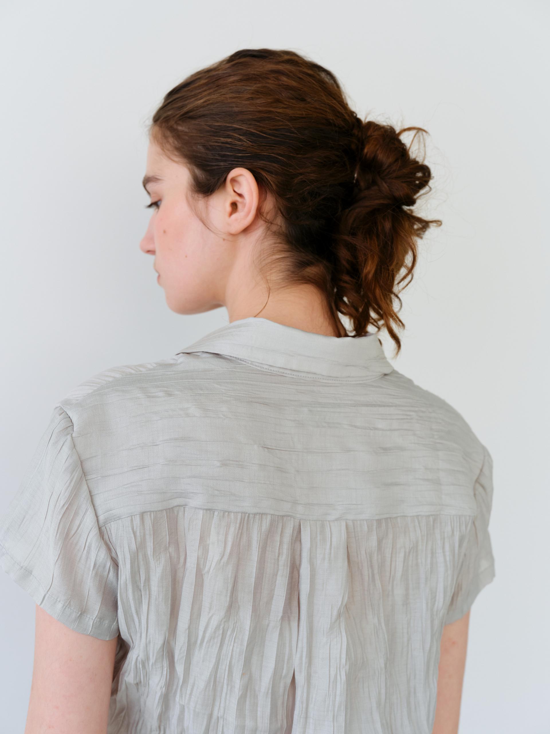 [5차 재입고] ripple half shirts (dusty mint)