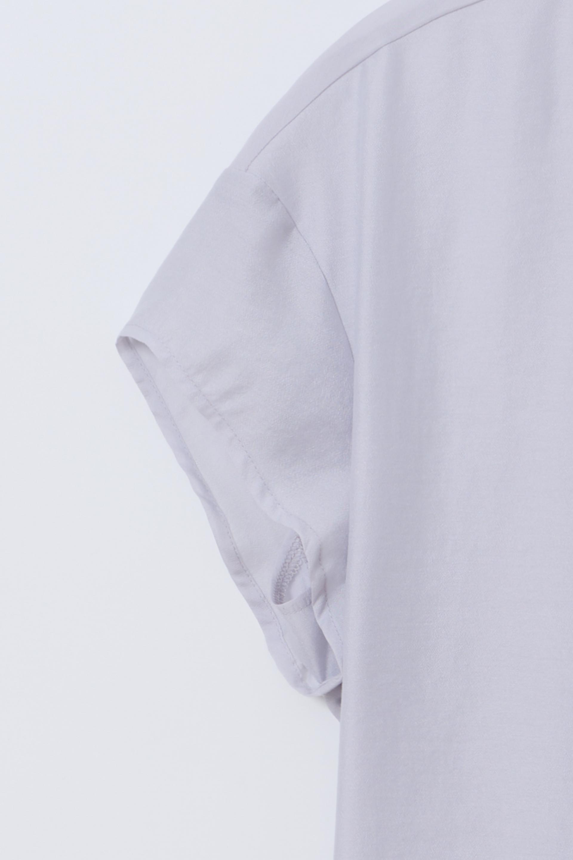 [4차 재입고] veil pleats blouse (mist)