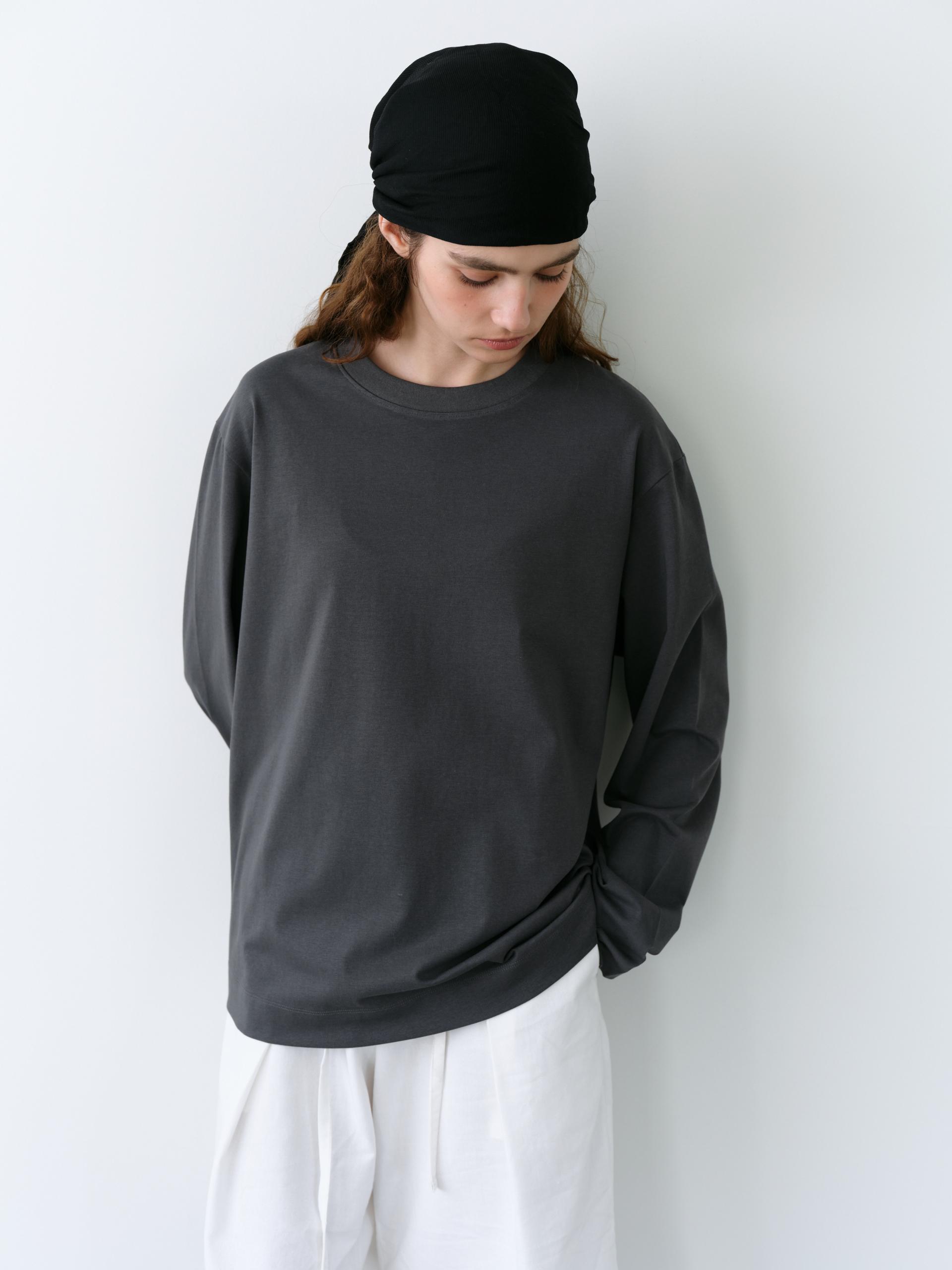 core long sleeve t-shirt (charcoal)