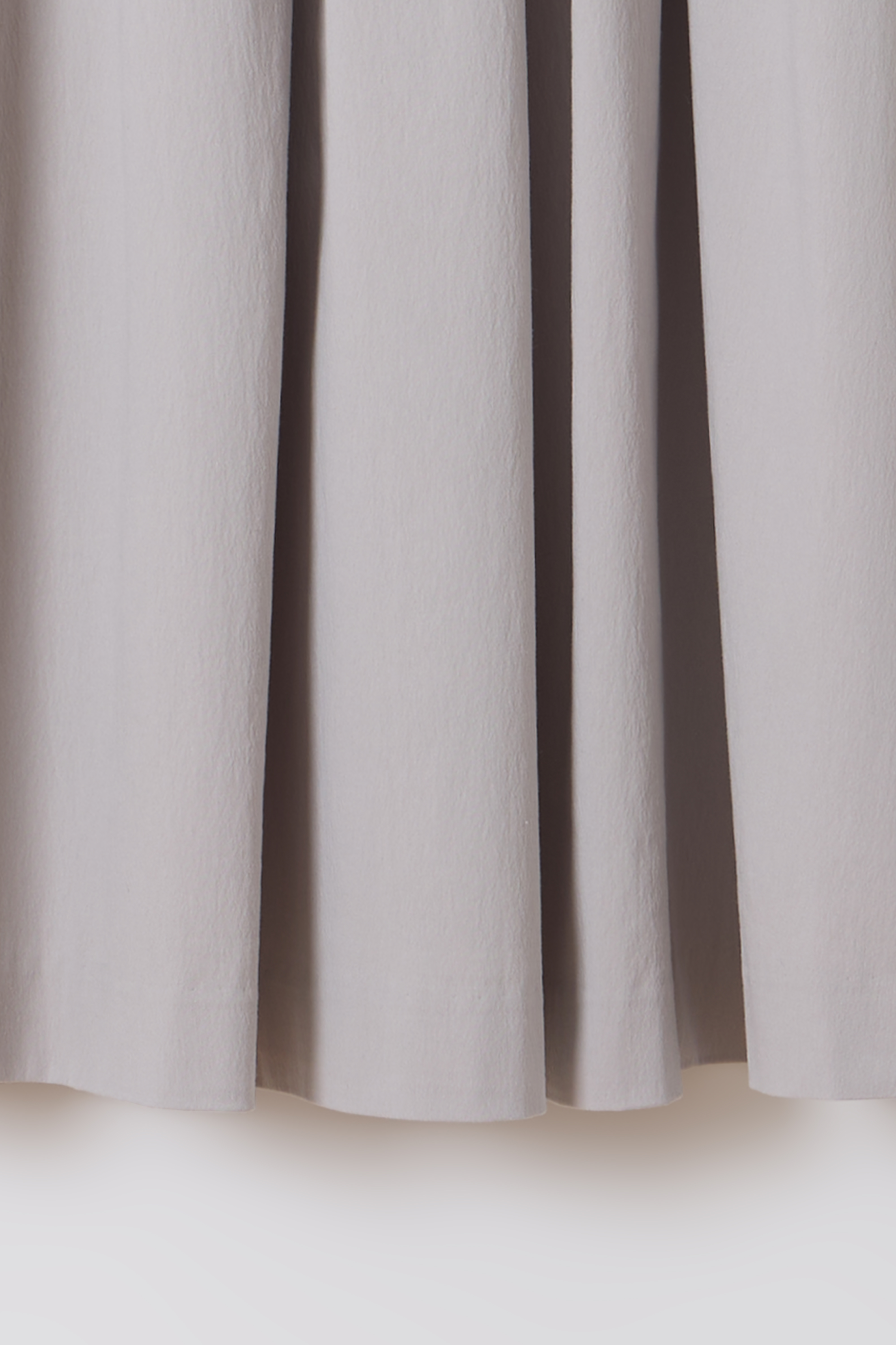 [2차 재입고] asym pleats skirt (soft silver)