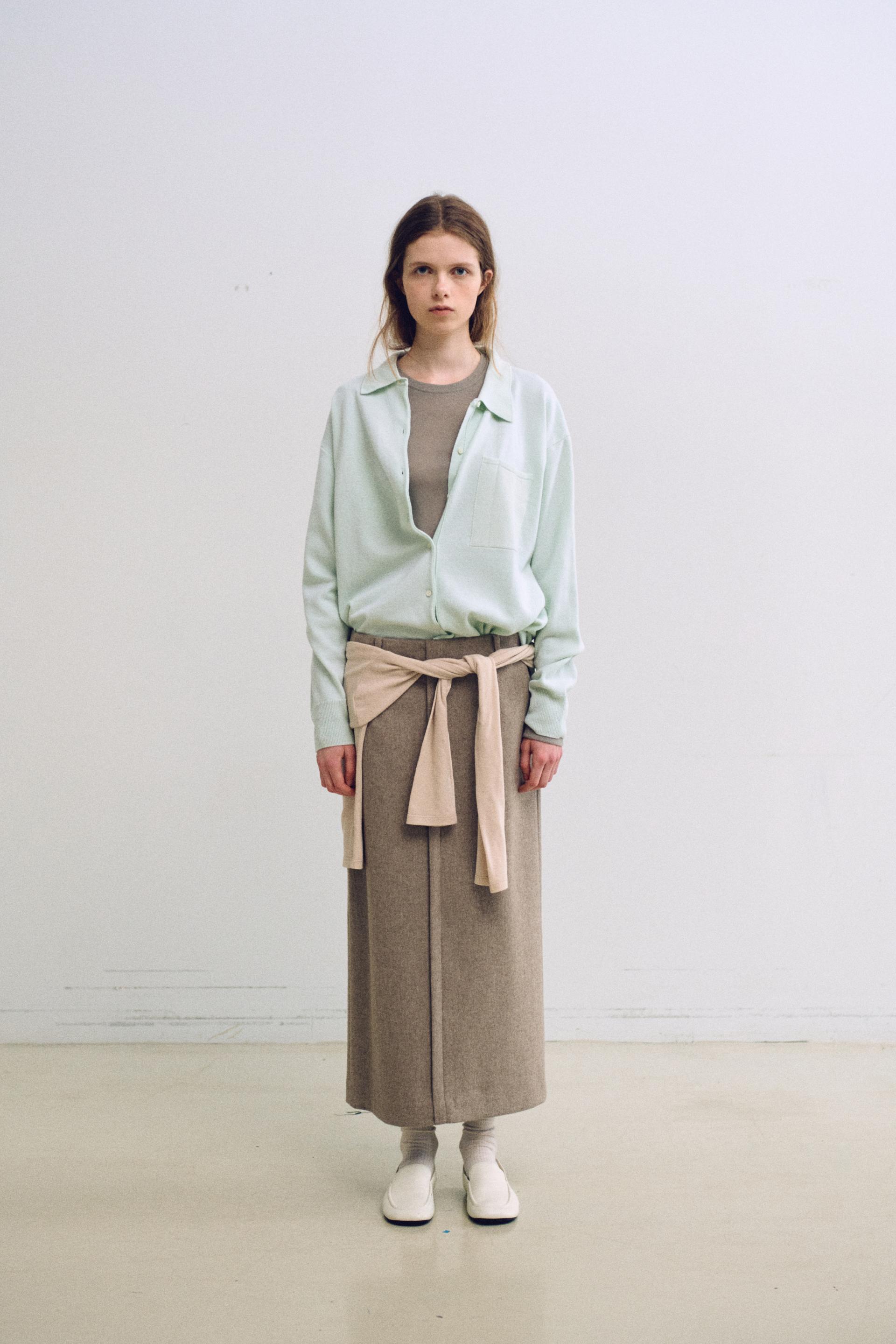 shirts pocket knit (mint)