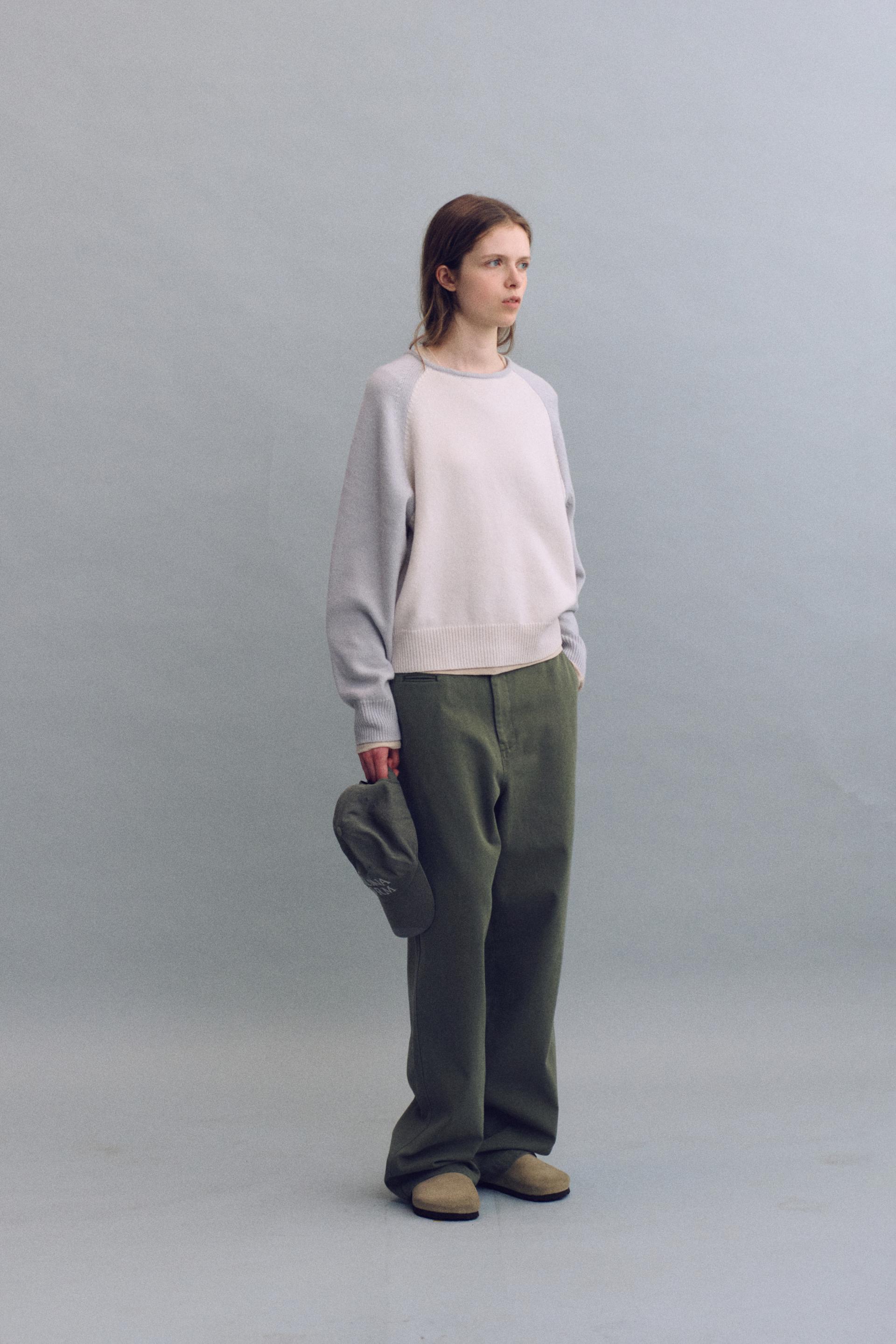 washed buckle pants (vintage khaki)