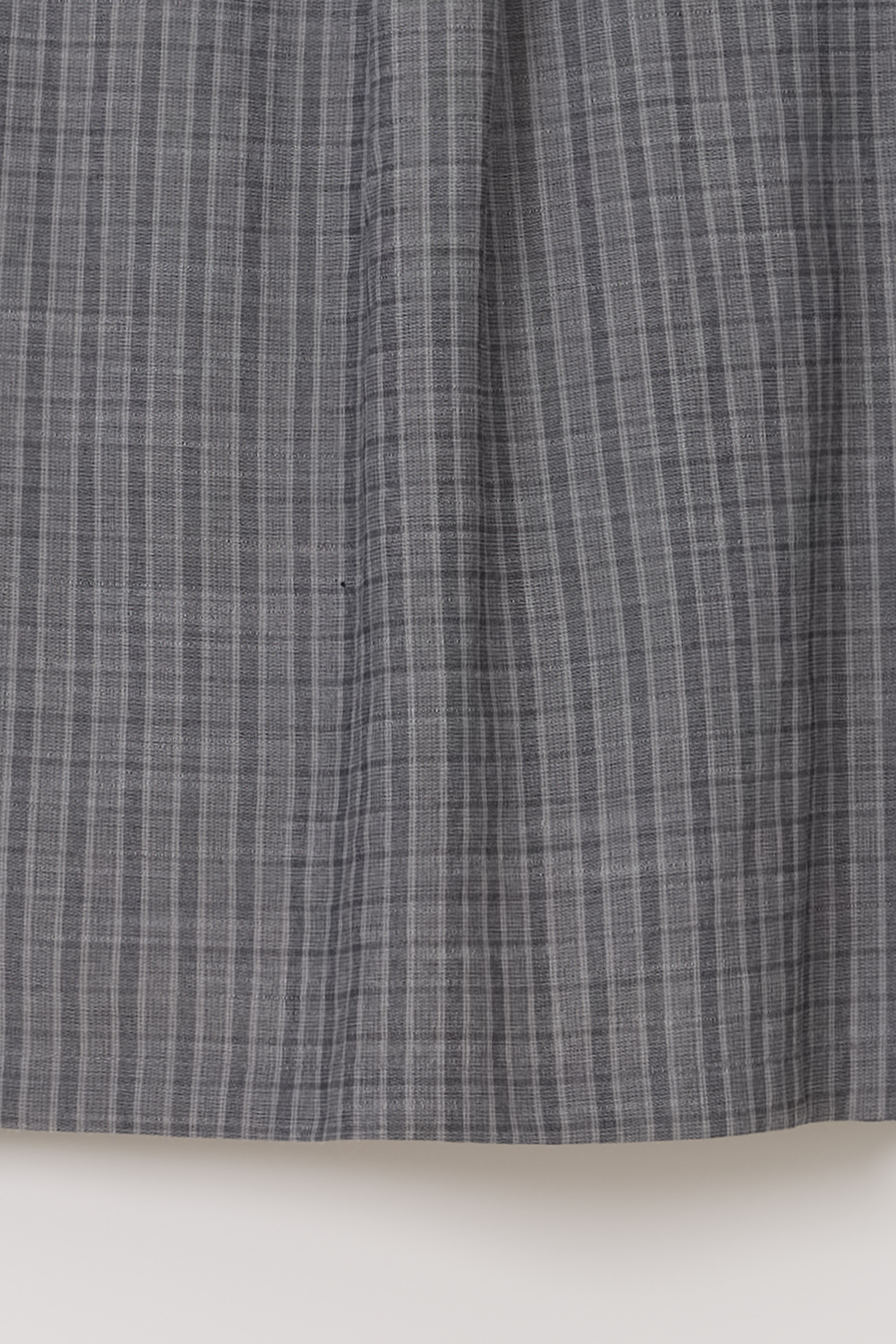 [2차 재입고] overlap check shirt (grey)