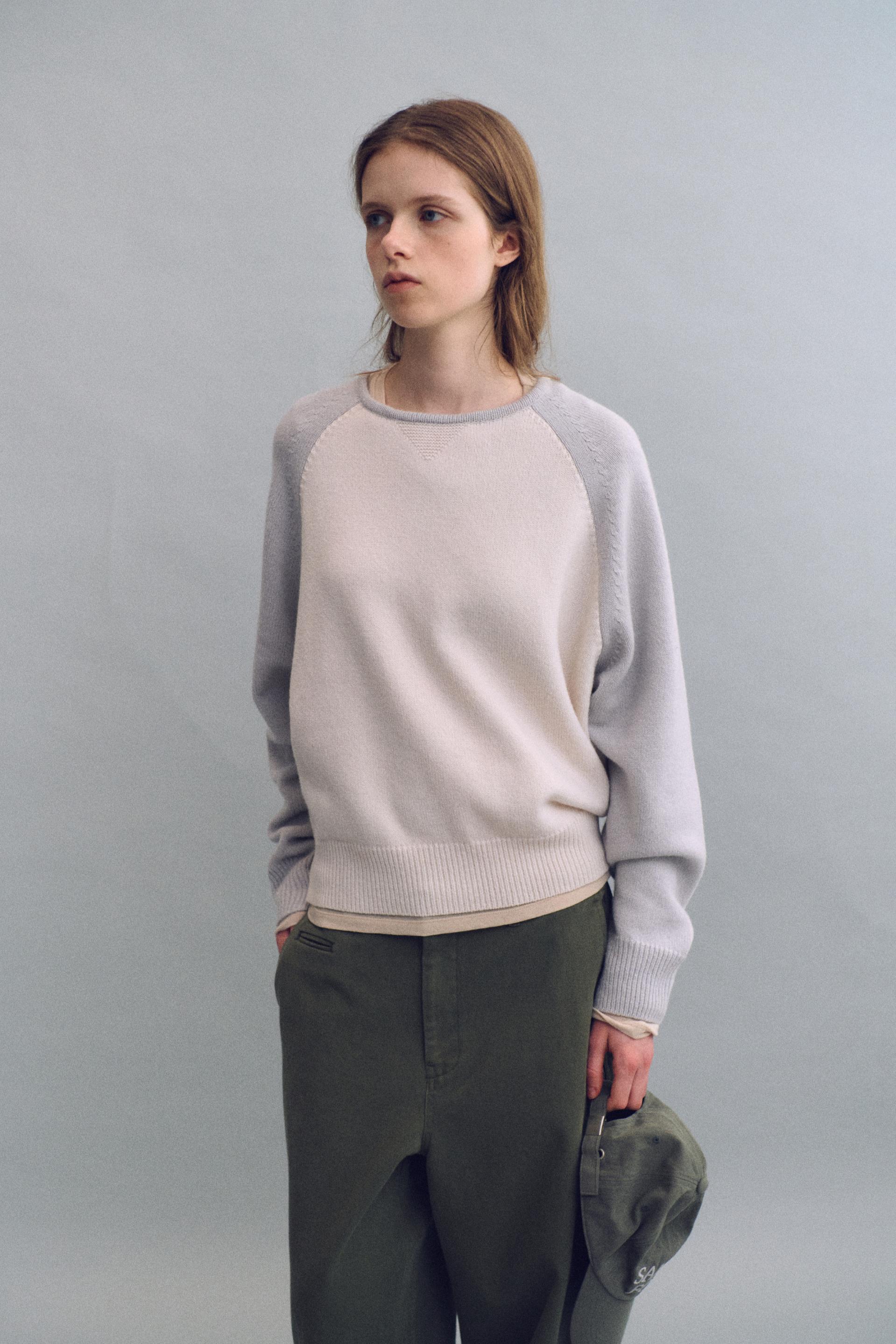 bare long sleeve wool tee (5 colors)