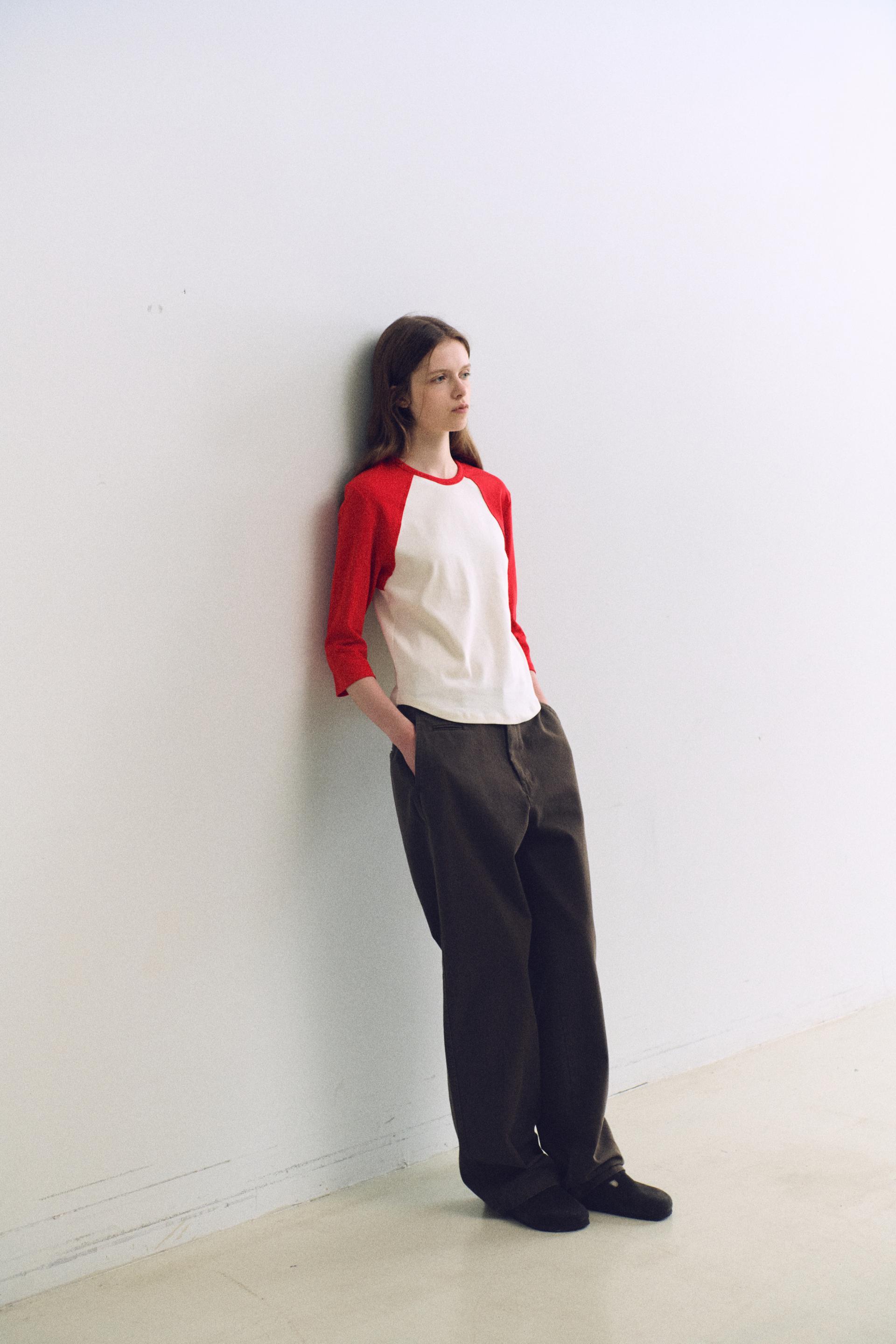 washed buckle pants (vintage brown)