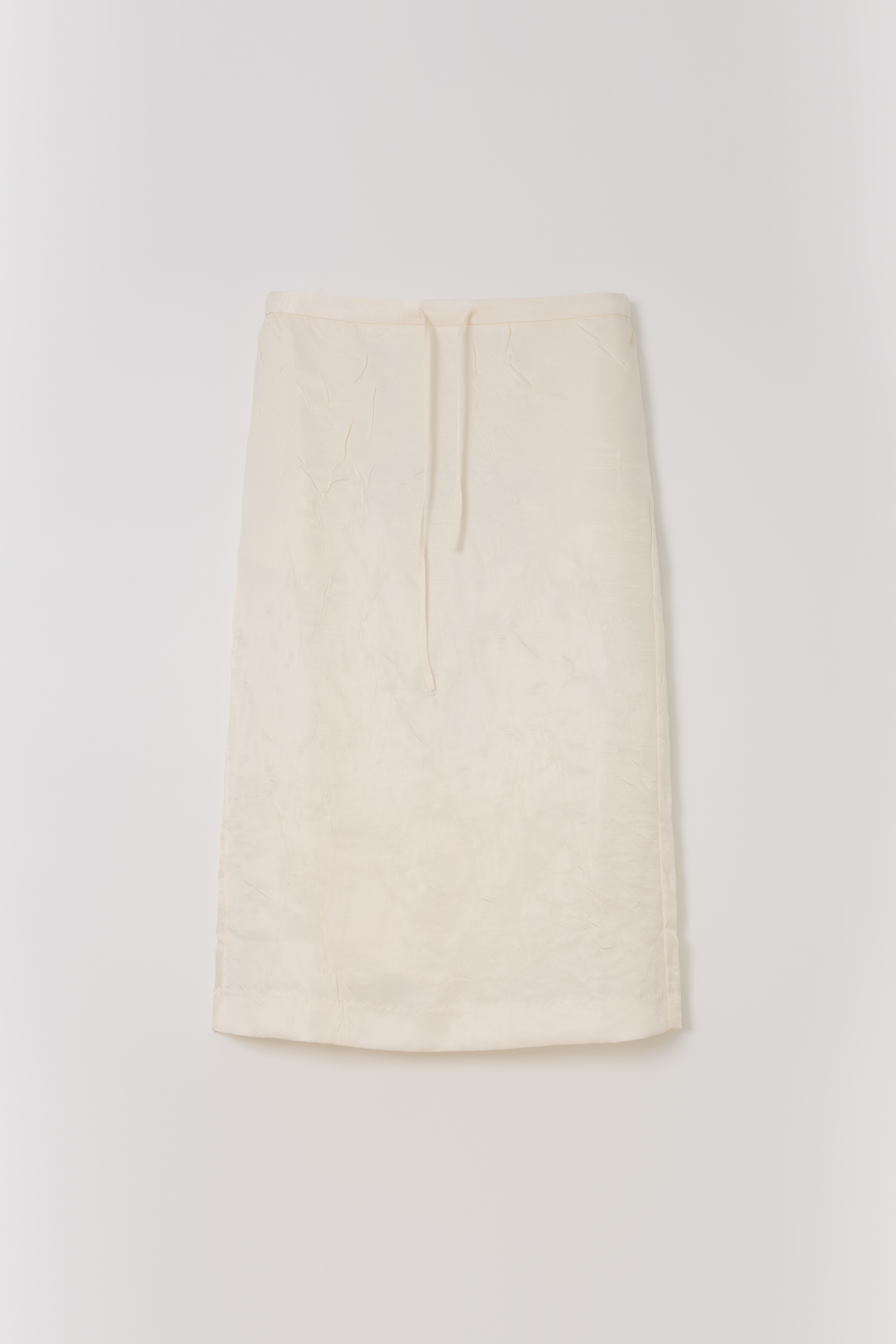 putty satin skirt (ivory)