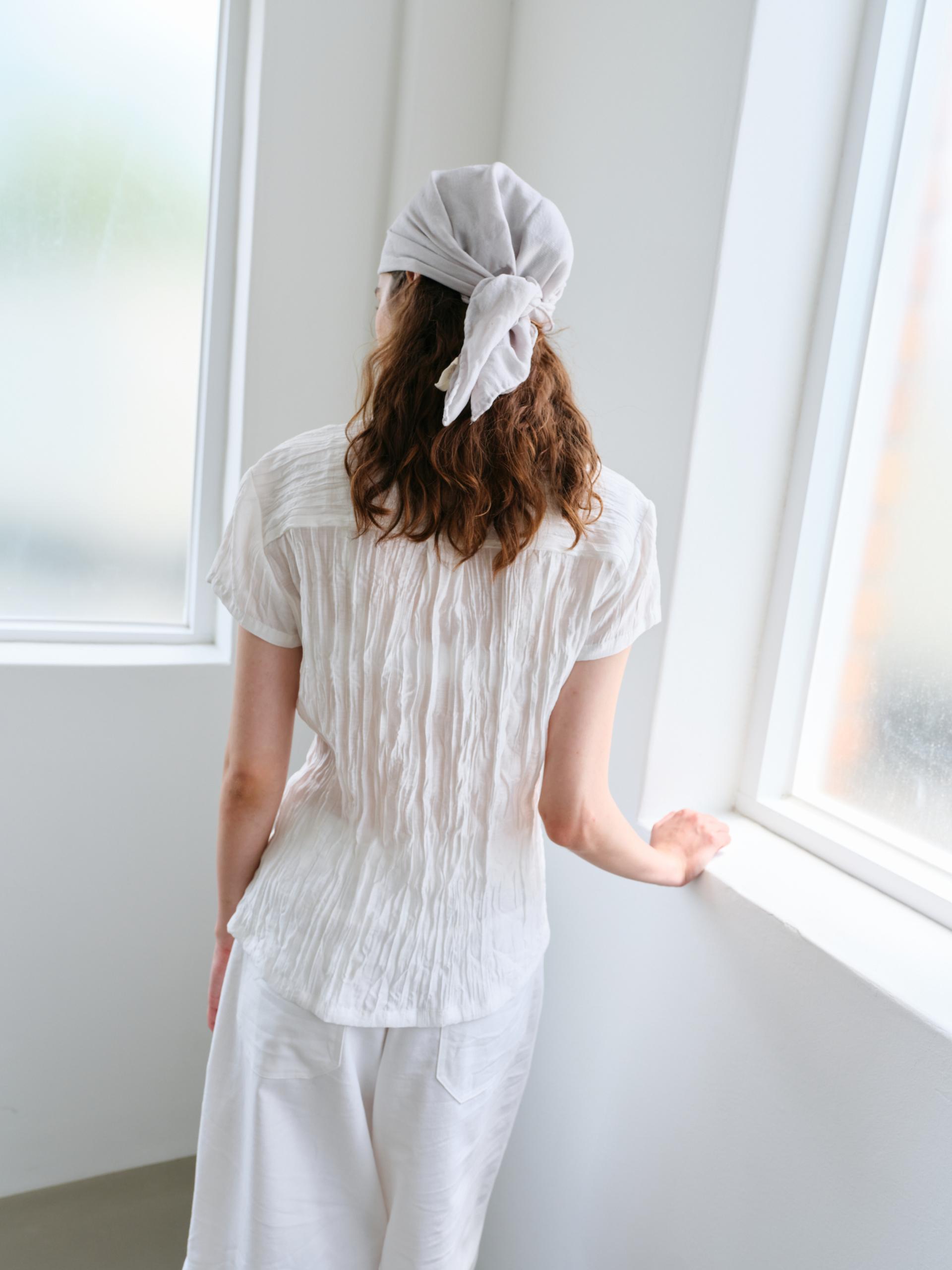 ripple half shirts (ivory)