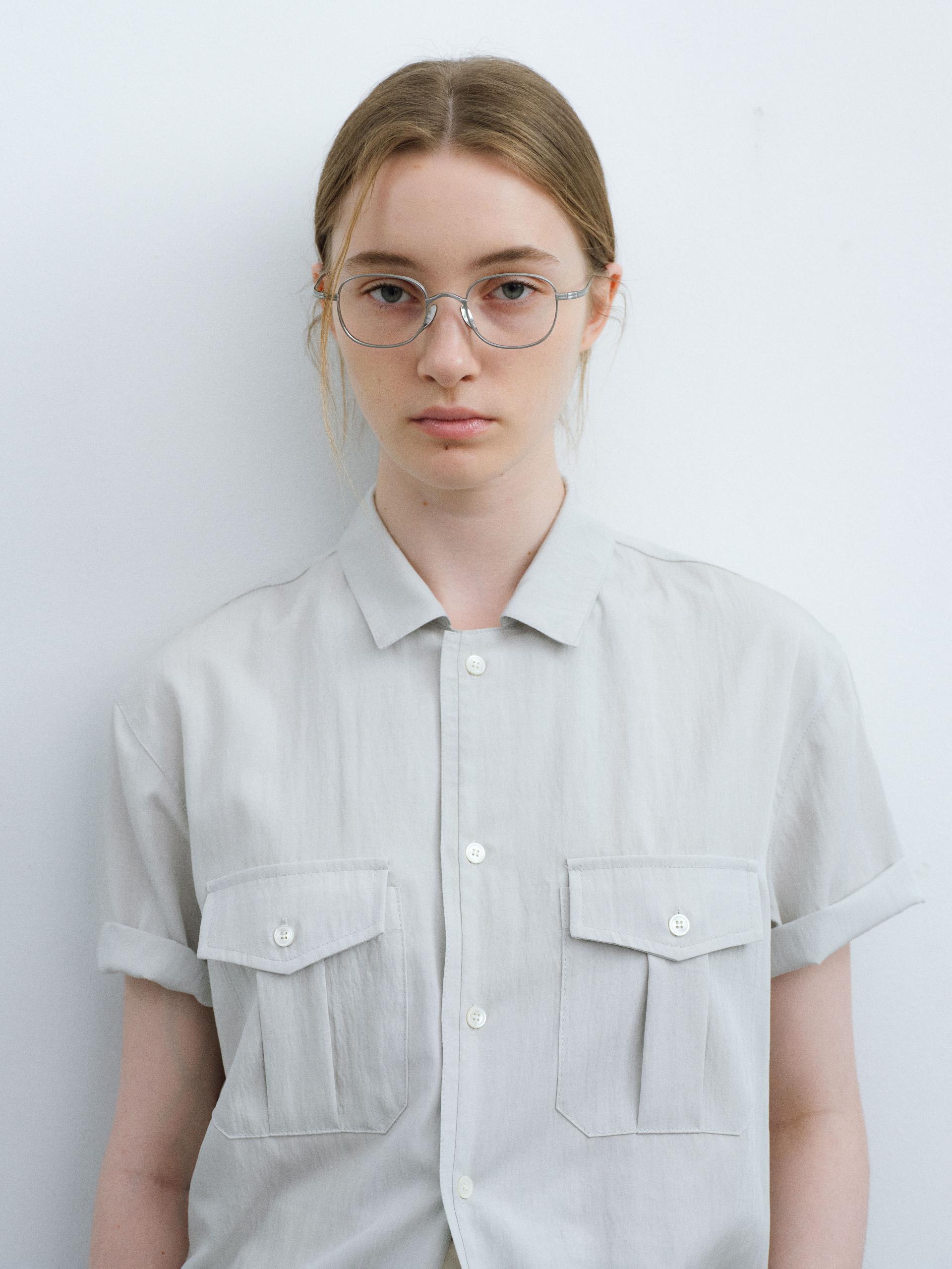 [13차 재입고 5/22 순차배송] wrinkled lapel shirts (mint grey)
