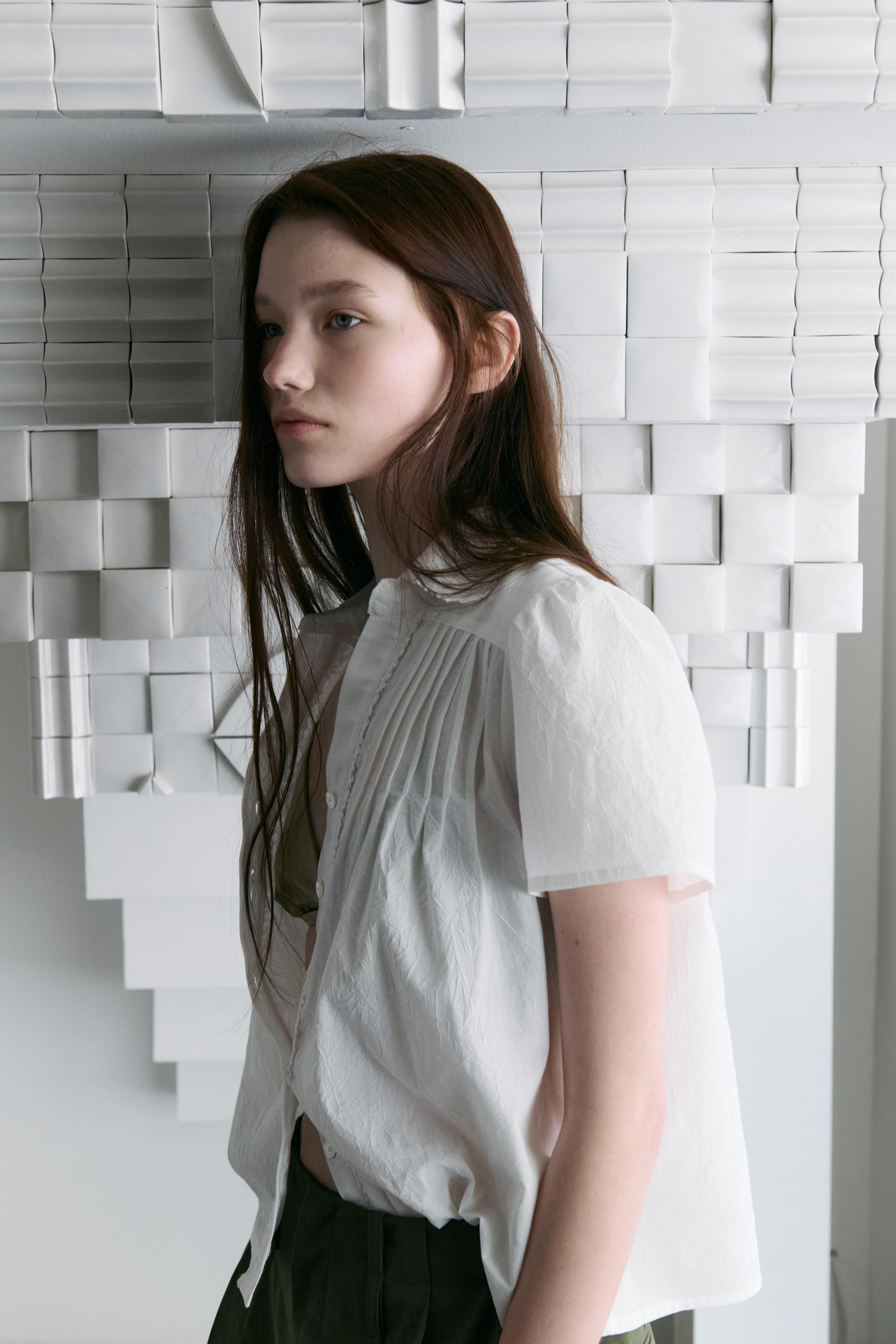 [4차 재입고] lace cap blouse (white)