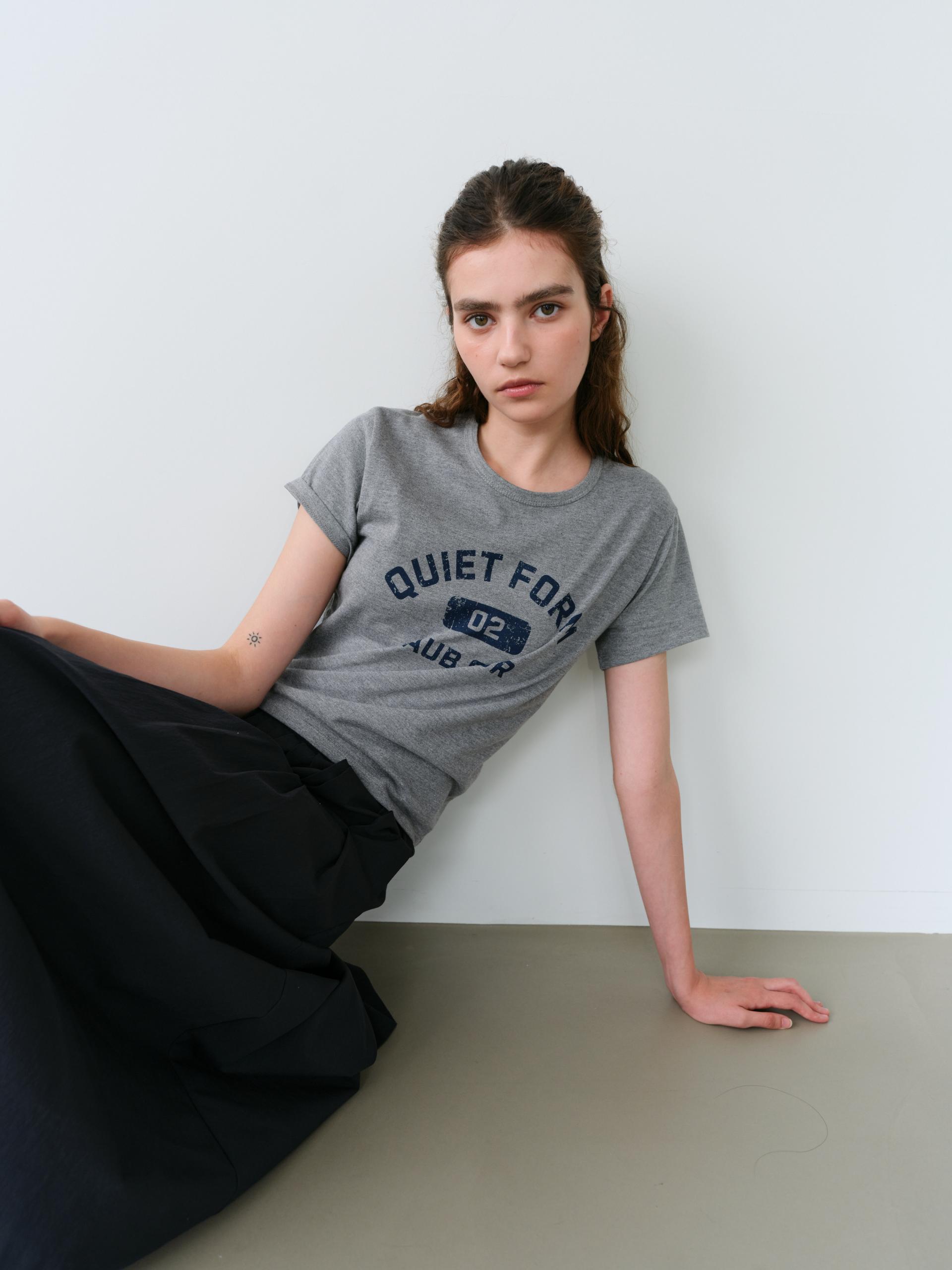 [3차 재입고 8/11 순차배송] vintage form t-shirt (grey)