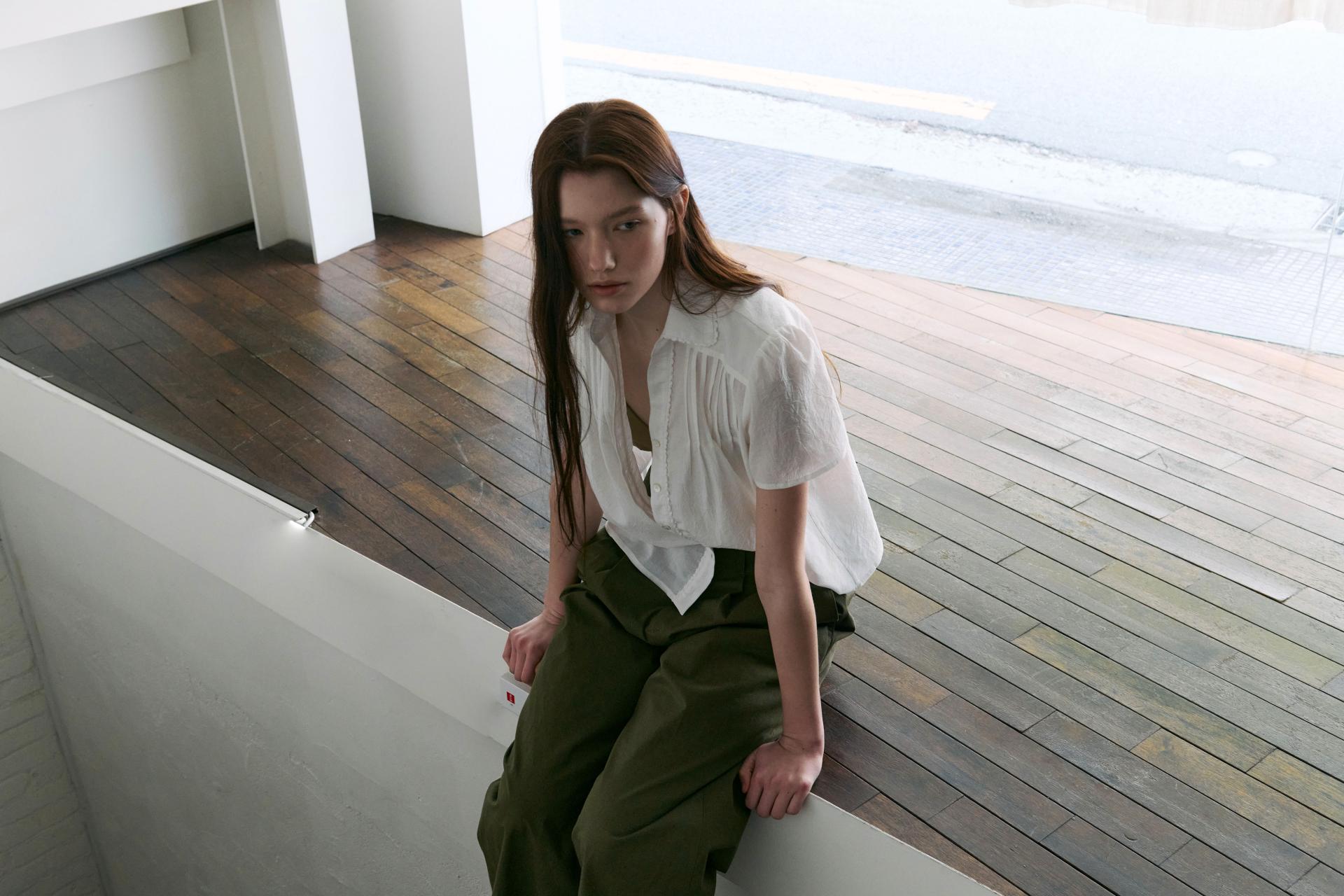 [4차 재입고] lace cap blouse (white)
