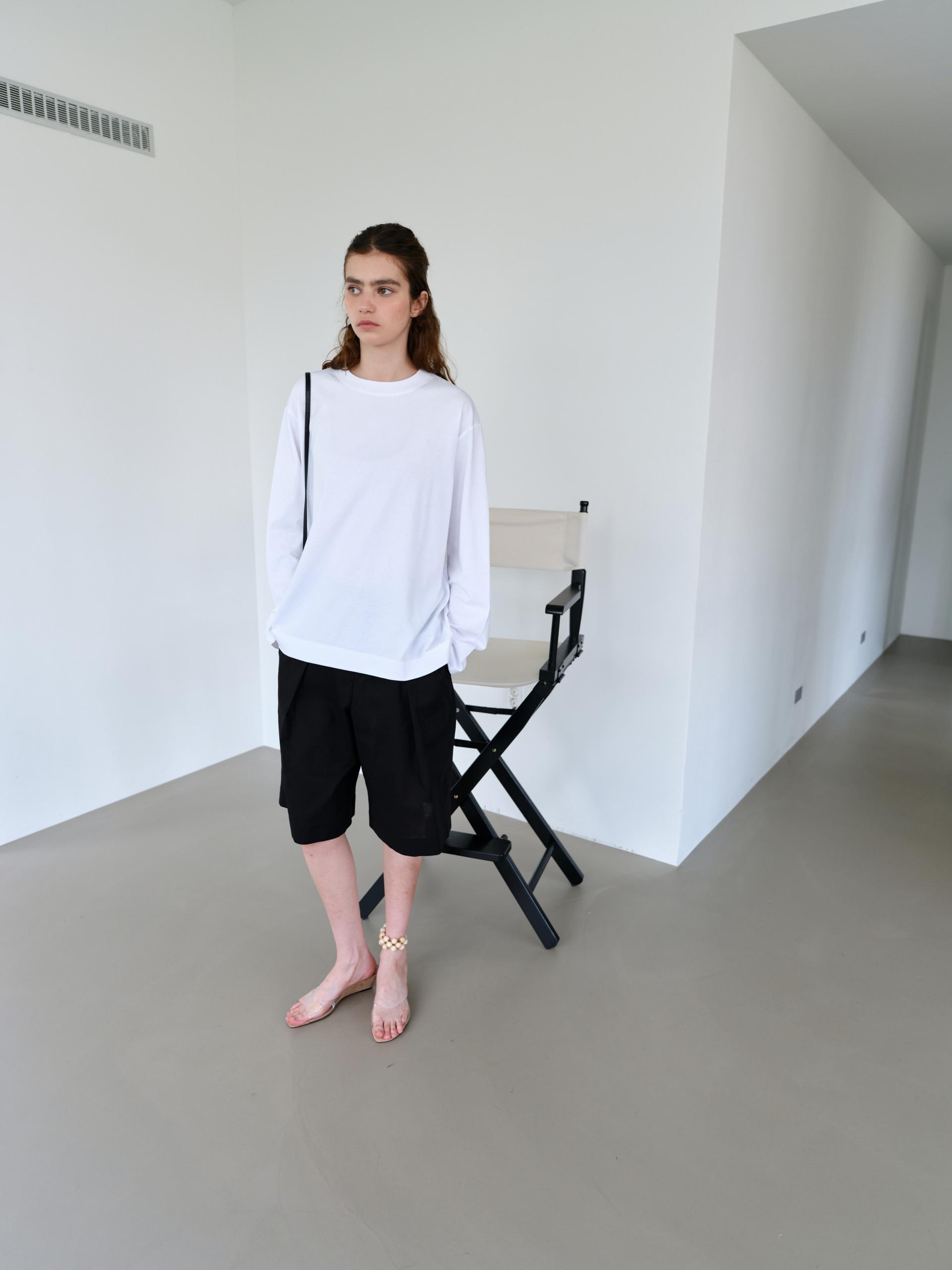 core long sleeve t-shirt (white)