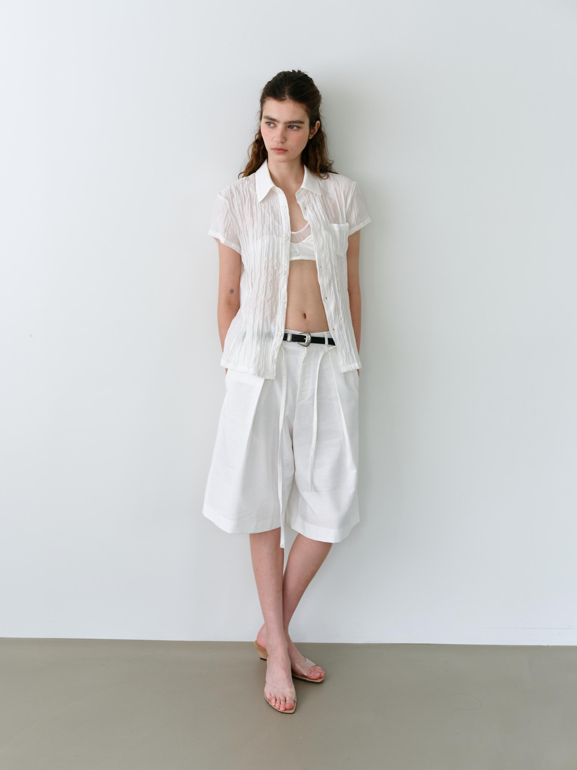 ripple half shirts (ivory)