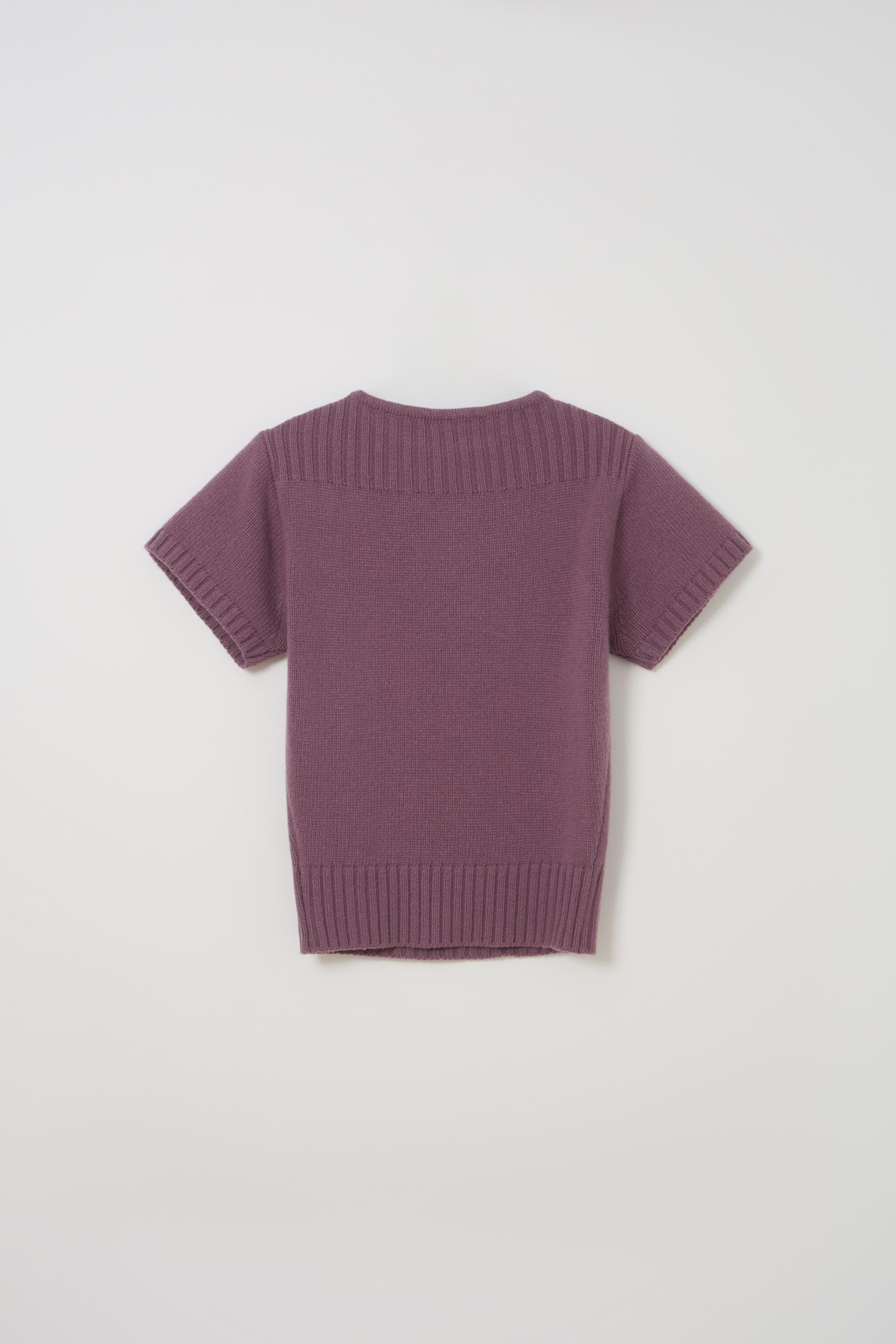 [3차 재입고] boat-neck half knit (mauve)
