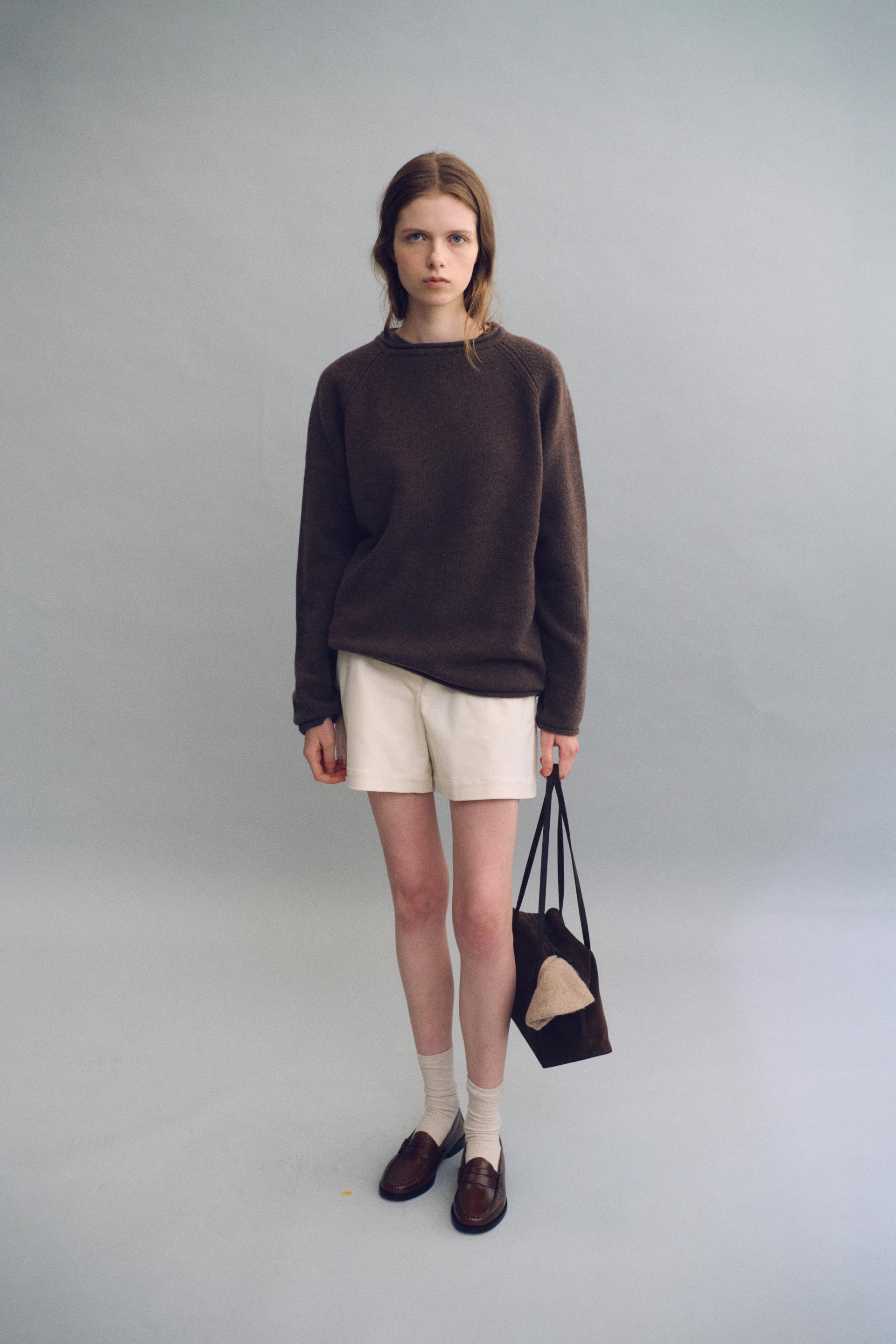 bias herring knit (cocoa)