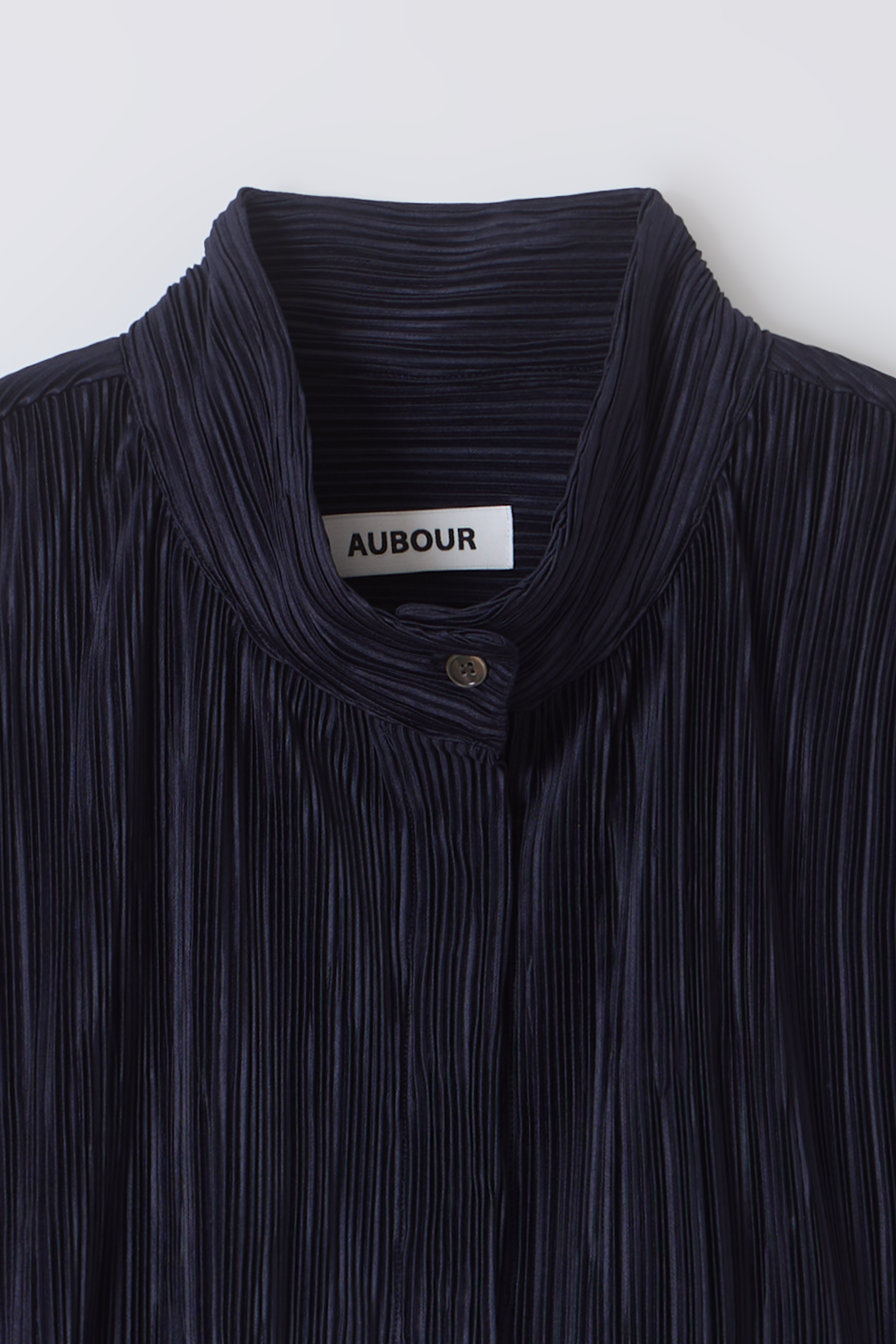 [2차 재입고] pleats string blouse (navy)