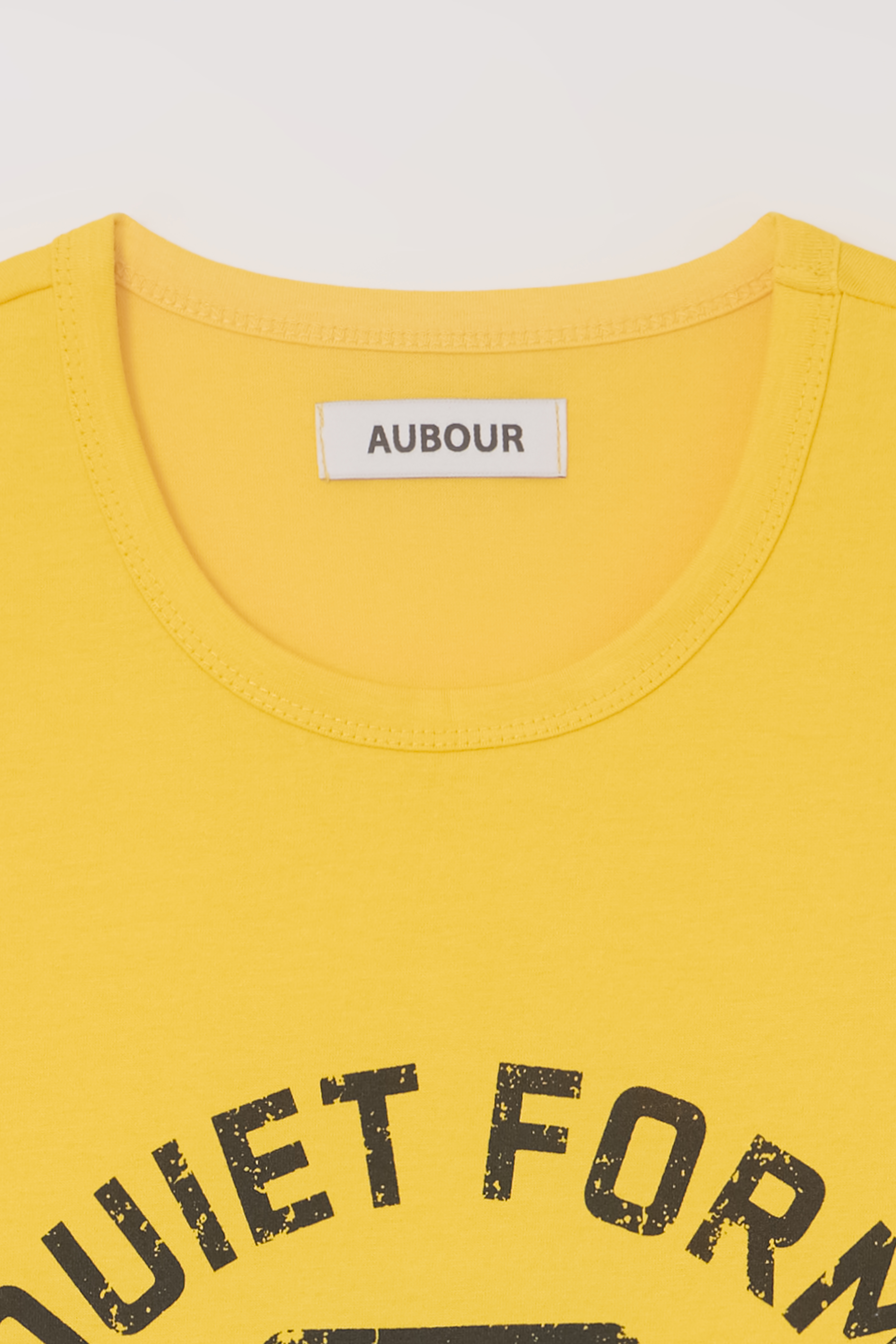 vintage form t-shirt (yellow)