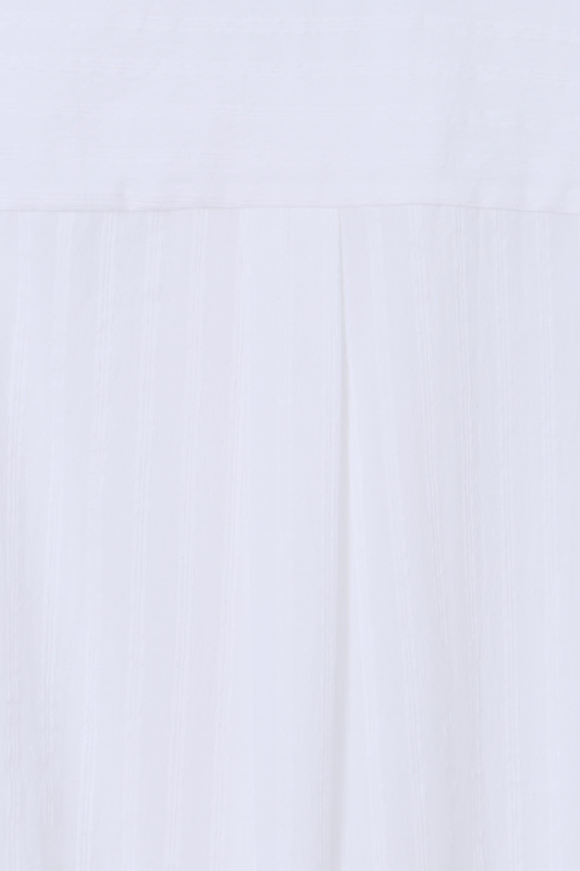 overlap half shirt (white stripe)