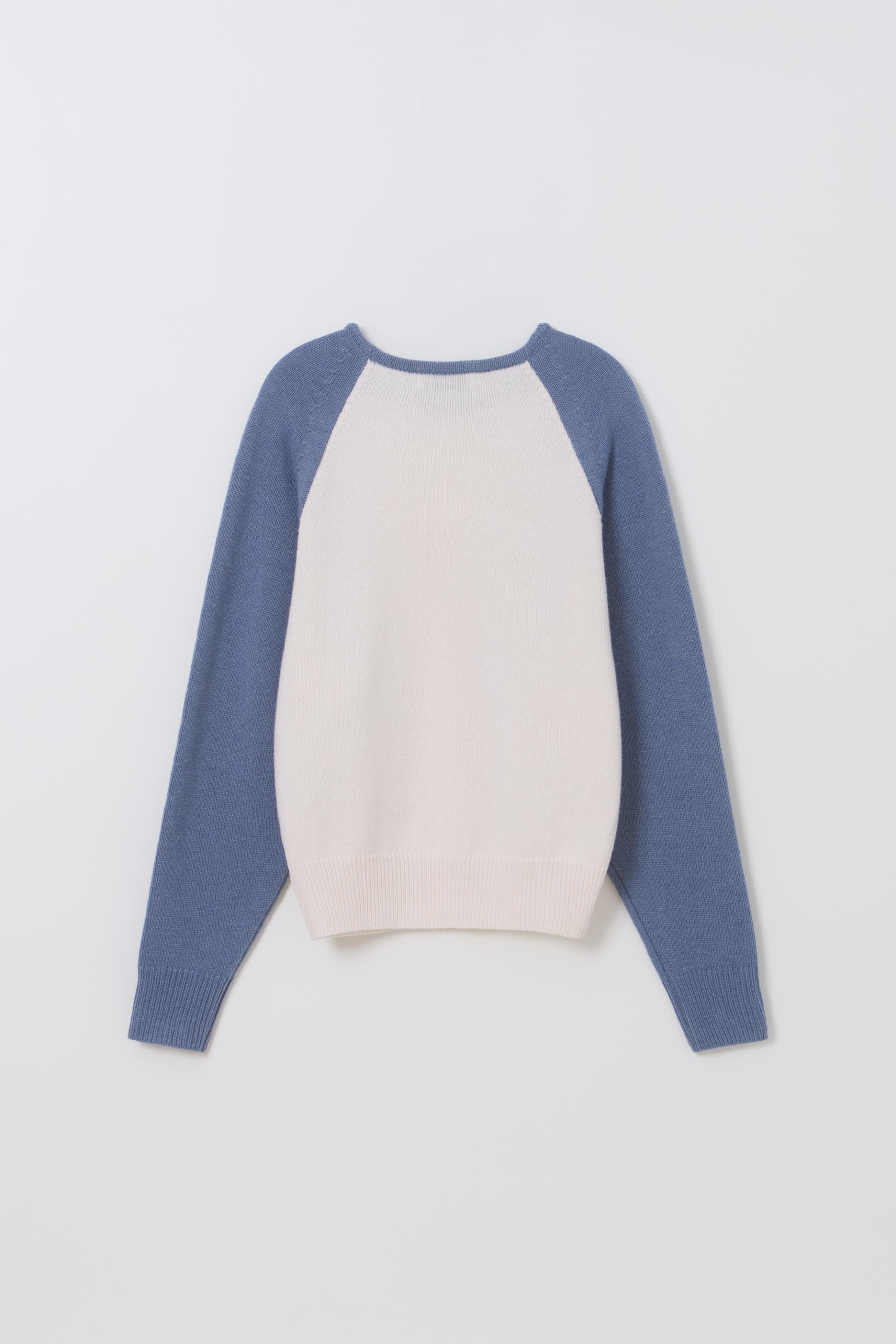 tone raglan knit (blue)