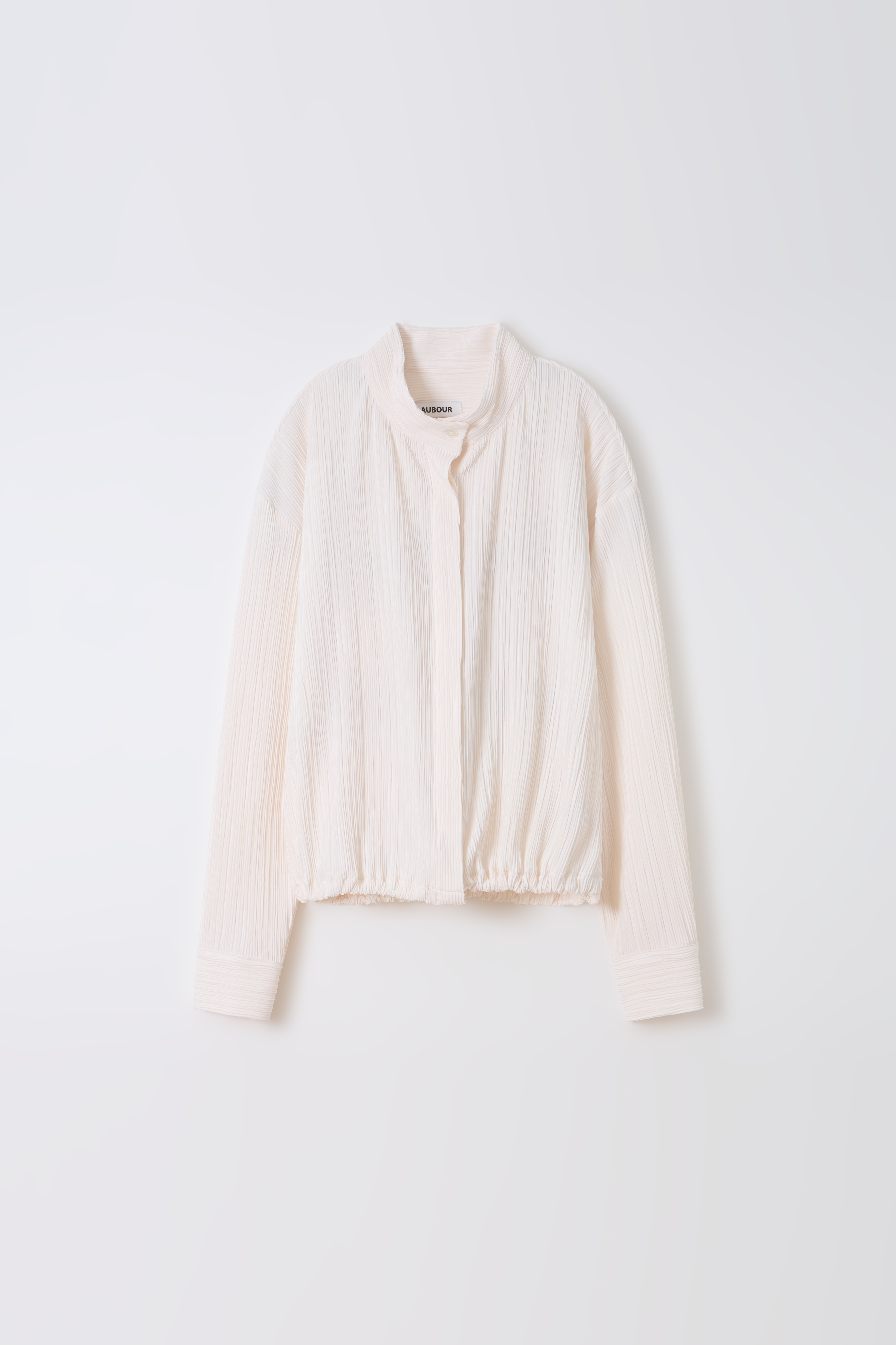 [2차 재입고] pleats string blouse (ivory)