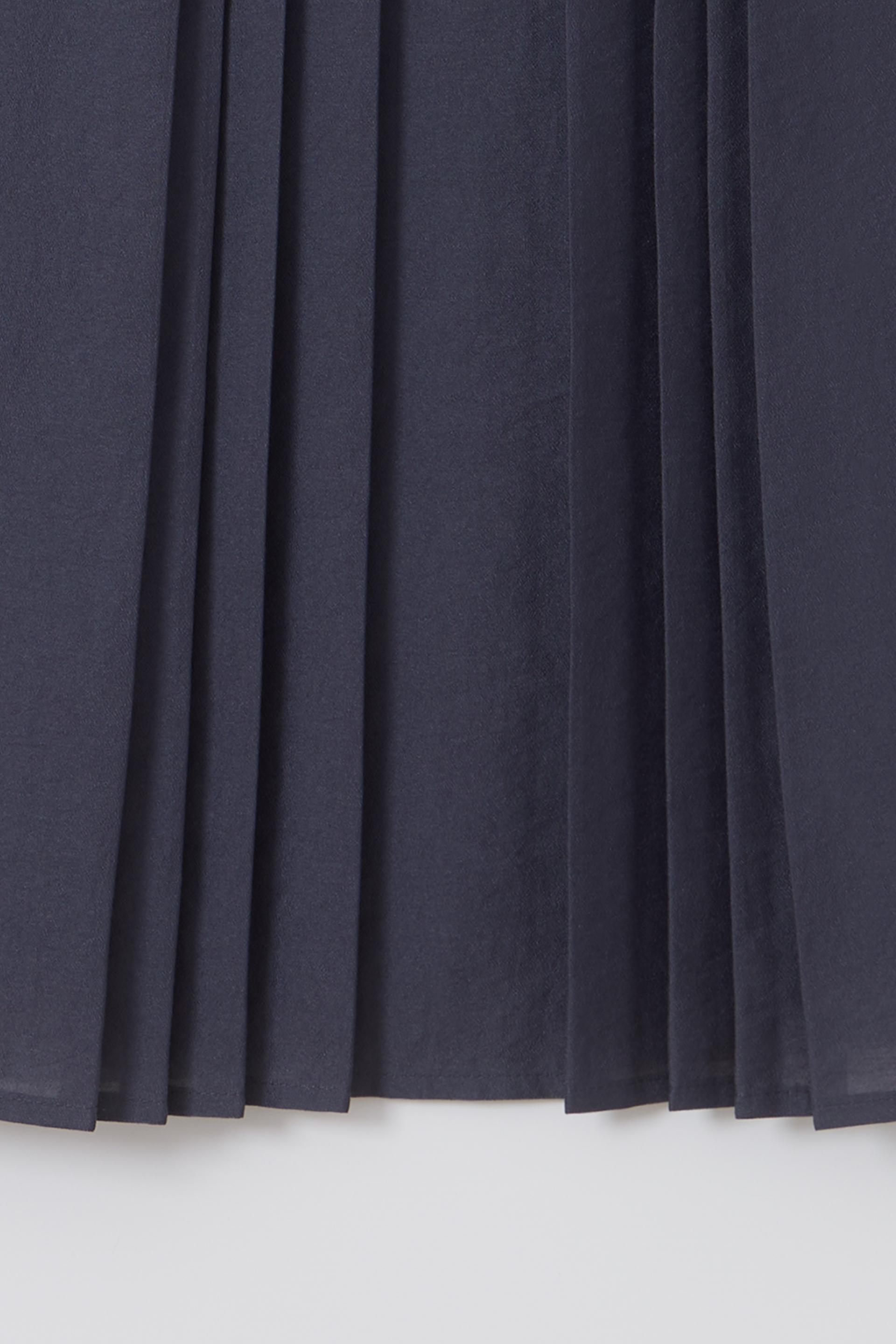 [2차 재입고] veil pleats blouse (charcoal)