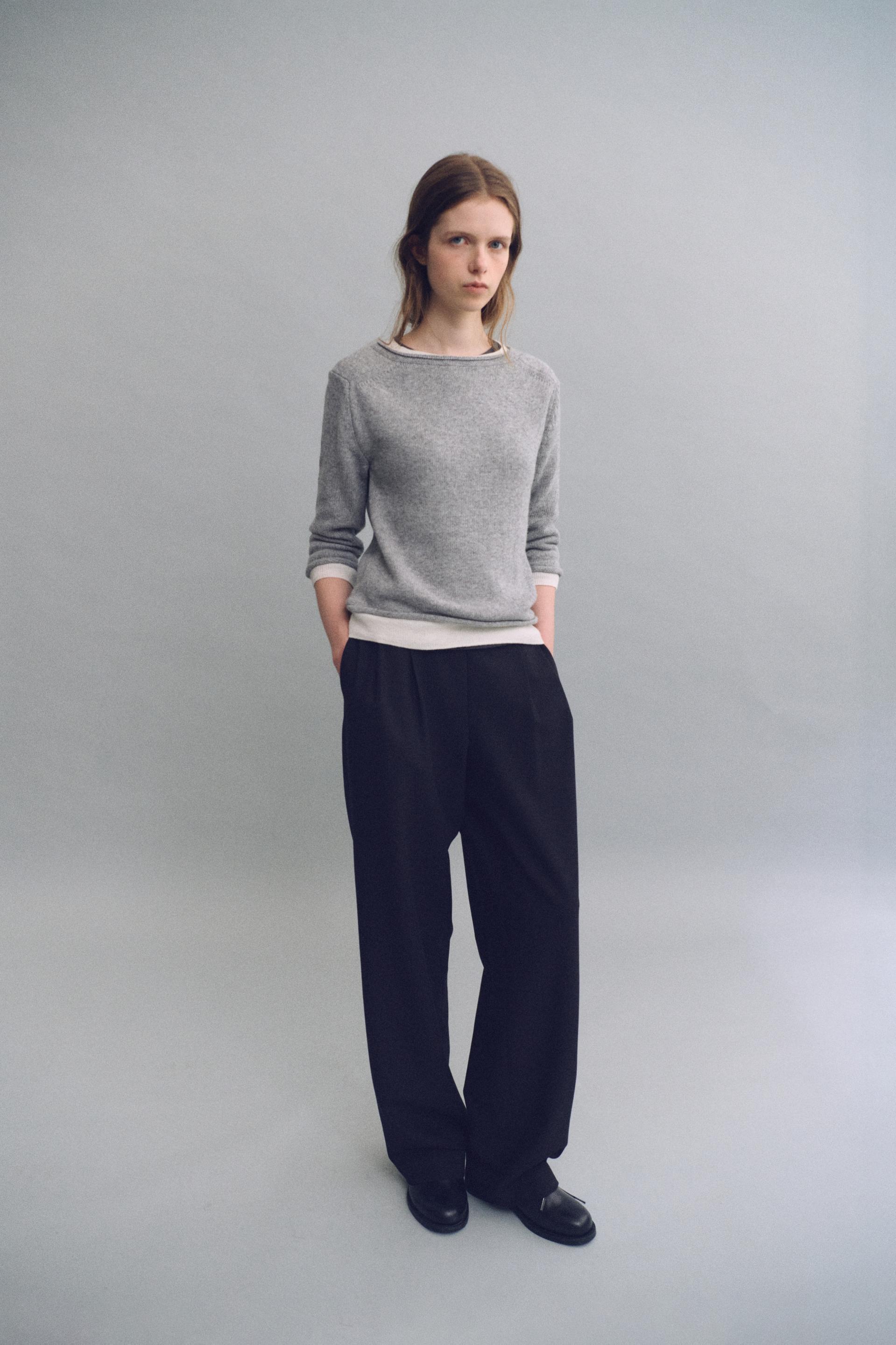 tuck ease slacks (black)