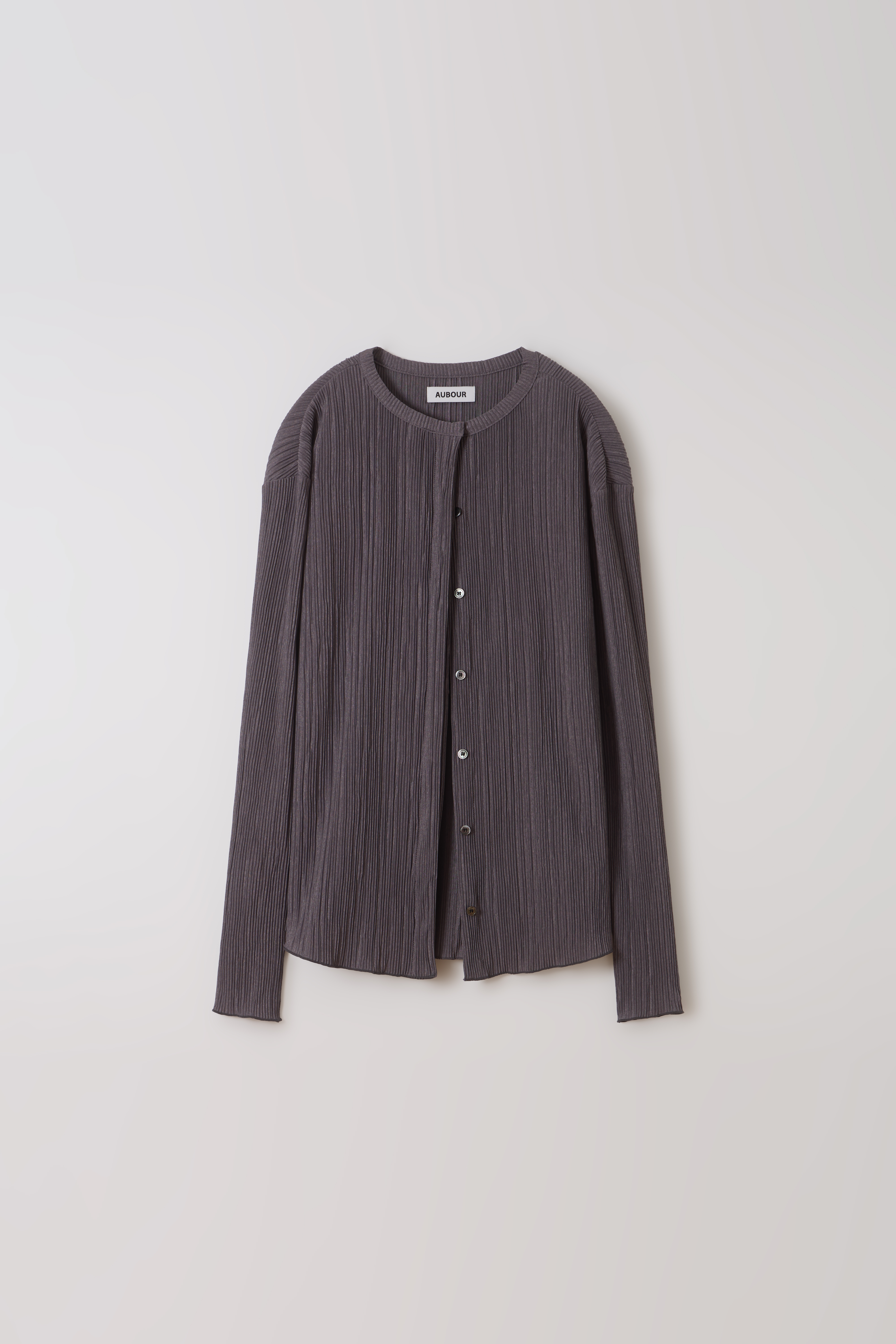 [2차 재입고] hidden pleats blouse (charcoal)