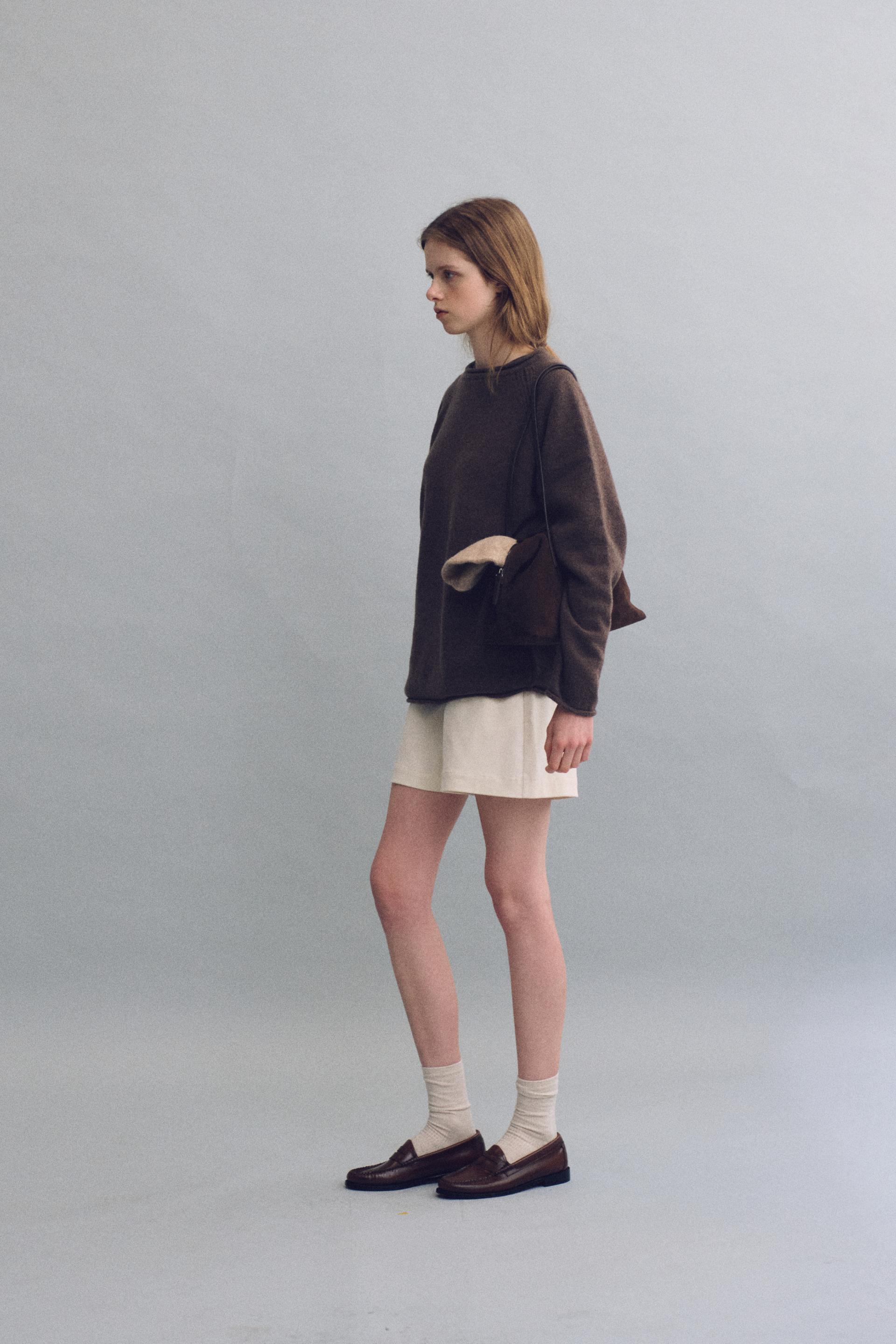 bias herring knit (cocoa)