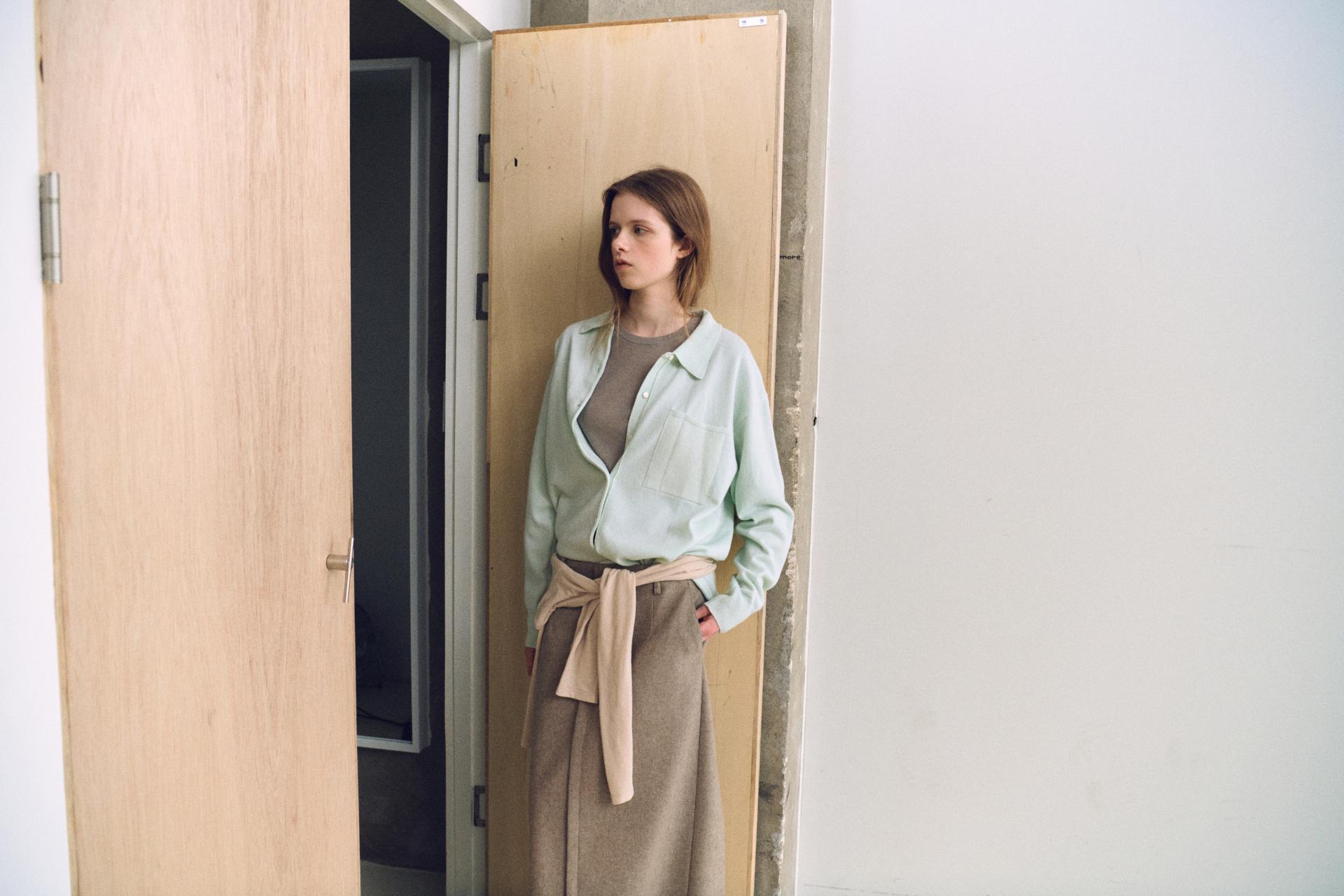 shirts pocket knit (mint)