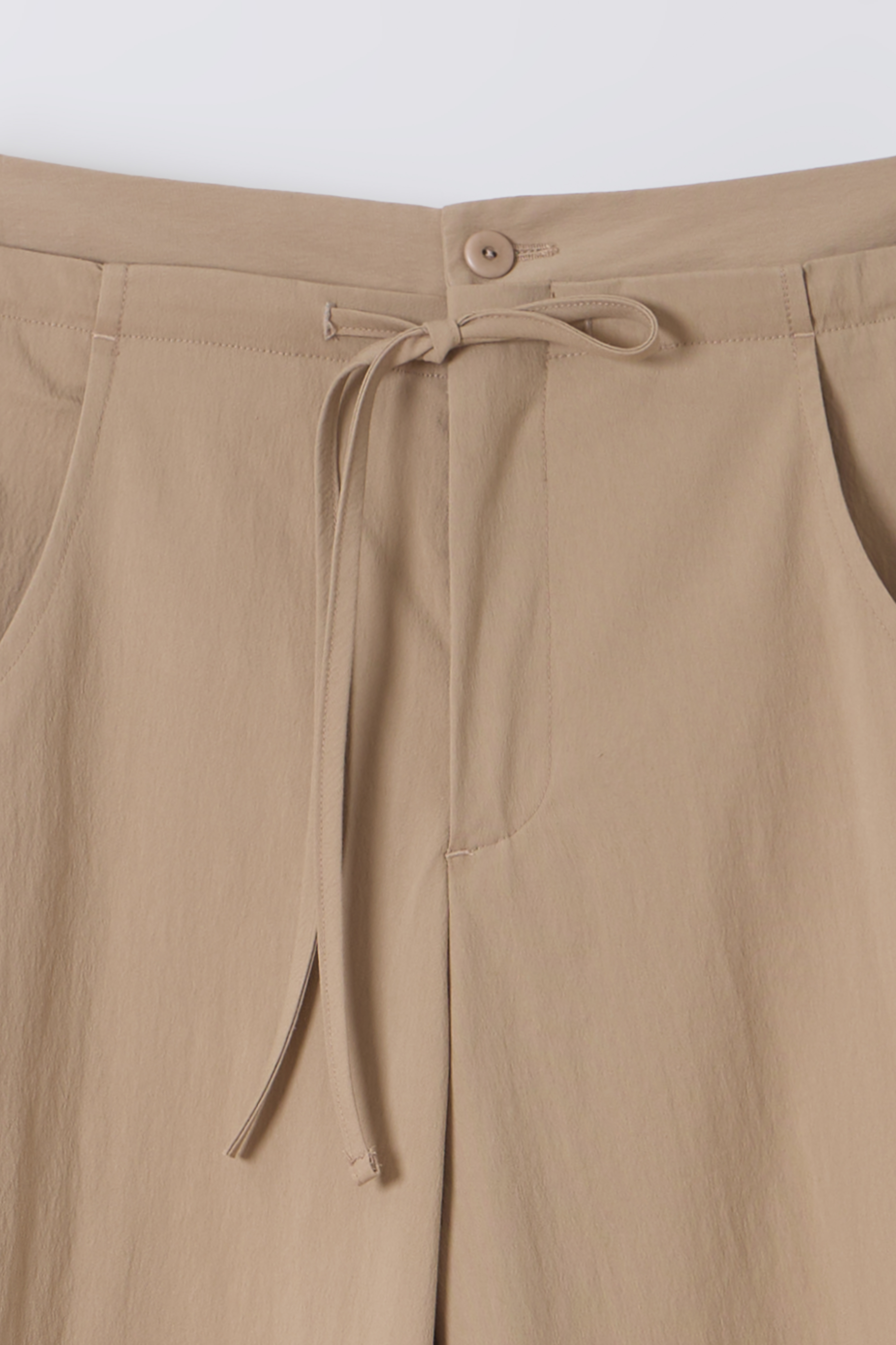[2차 재입고] arc tuck pants (beige)