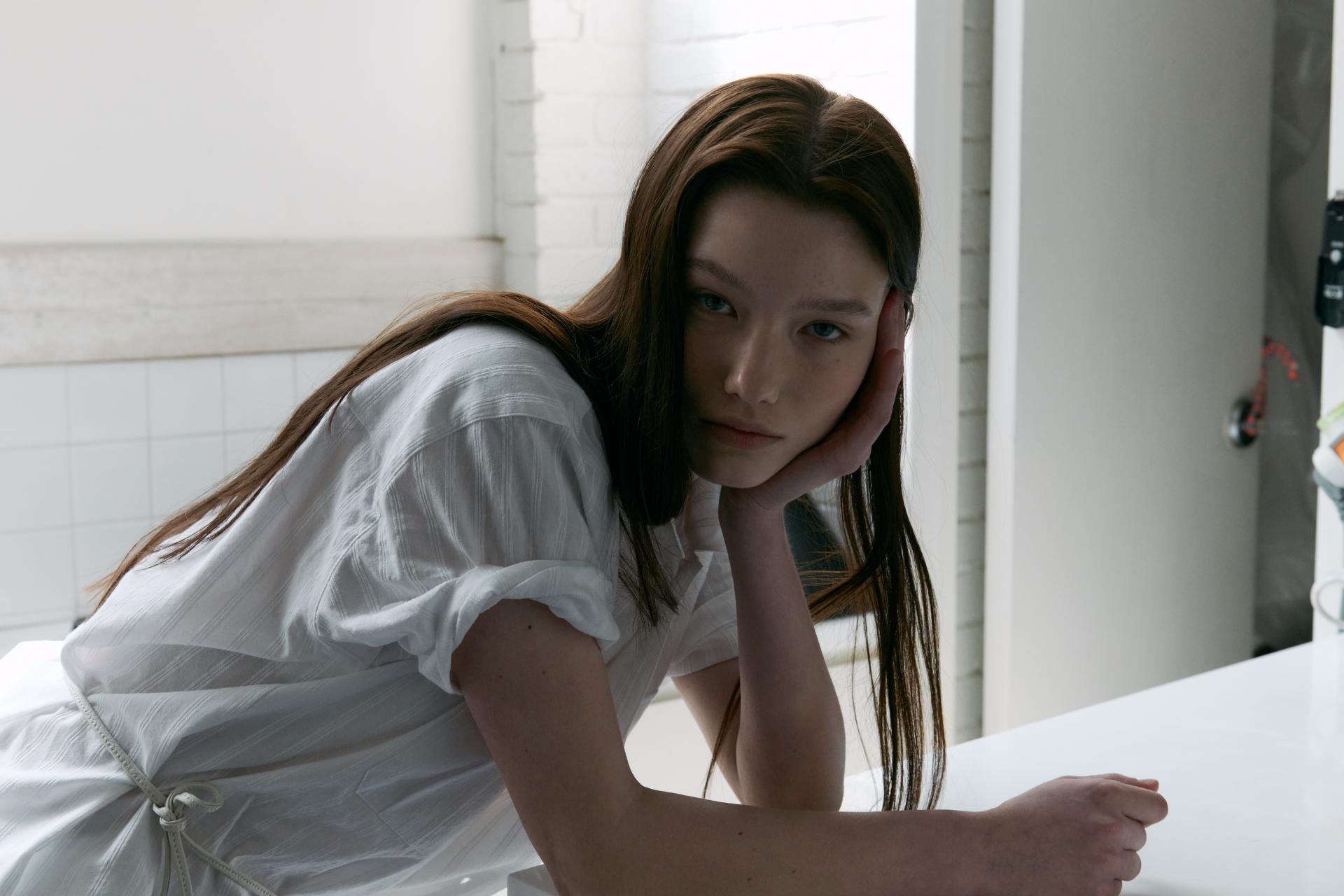 [10차 재입고] wrinkled lapel shirts (white stripe)