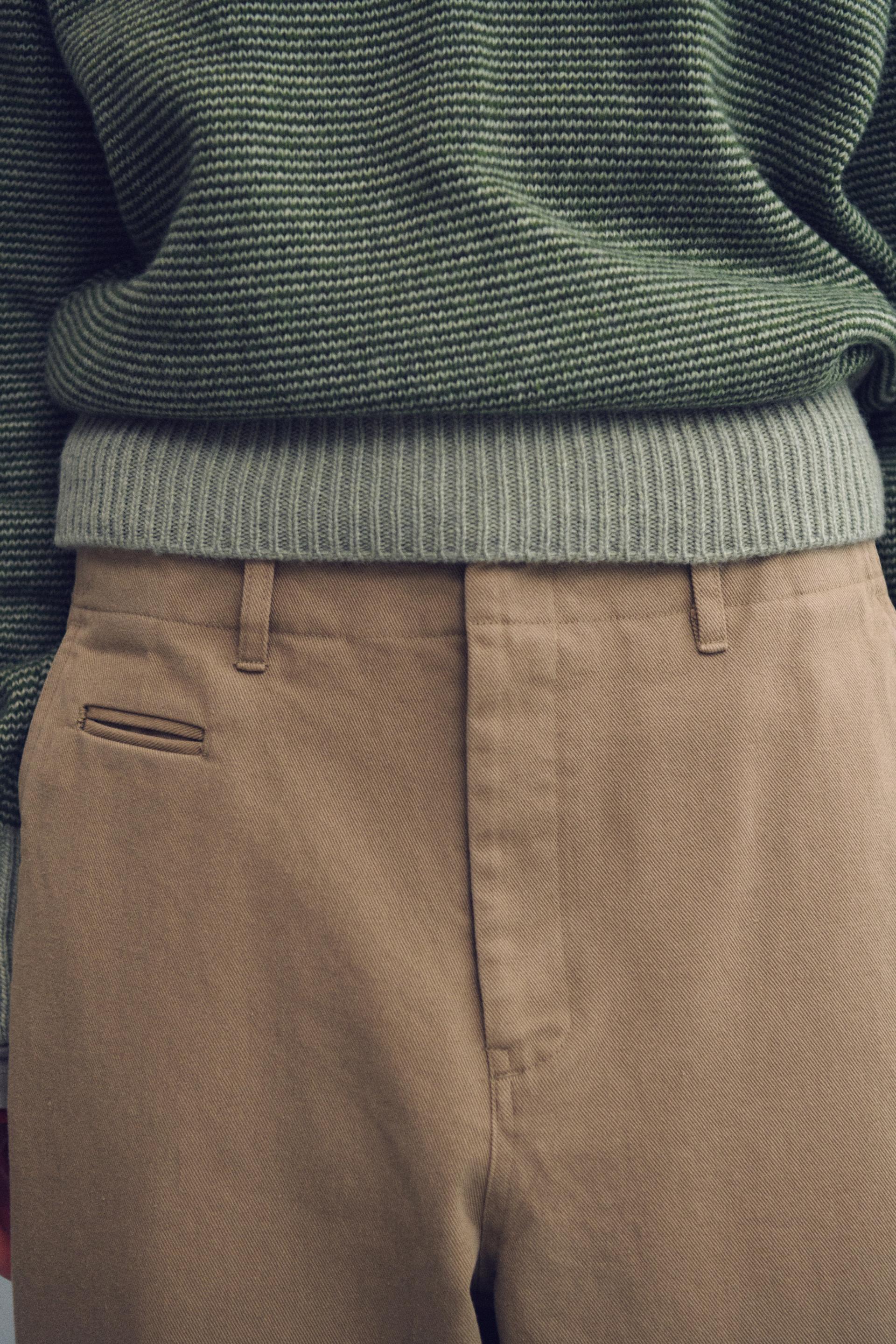 washed buckle pants (vintage beige)