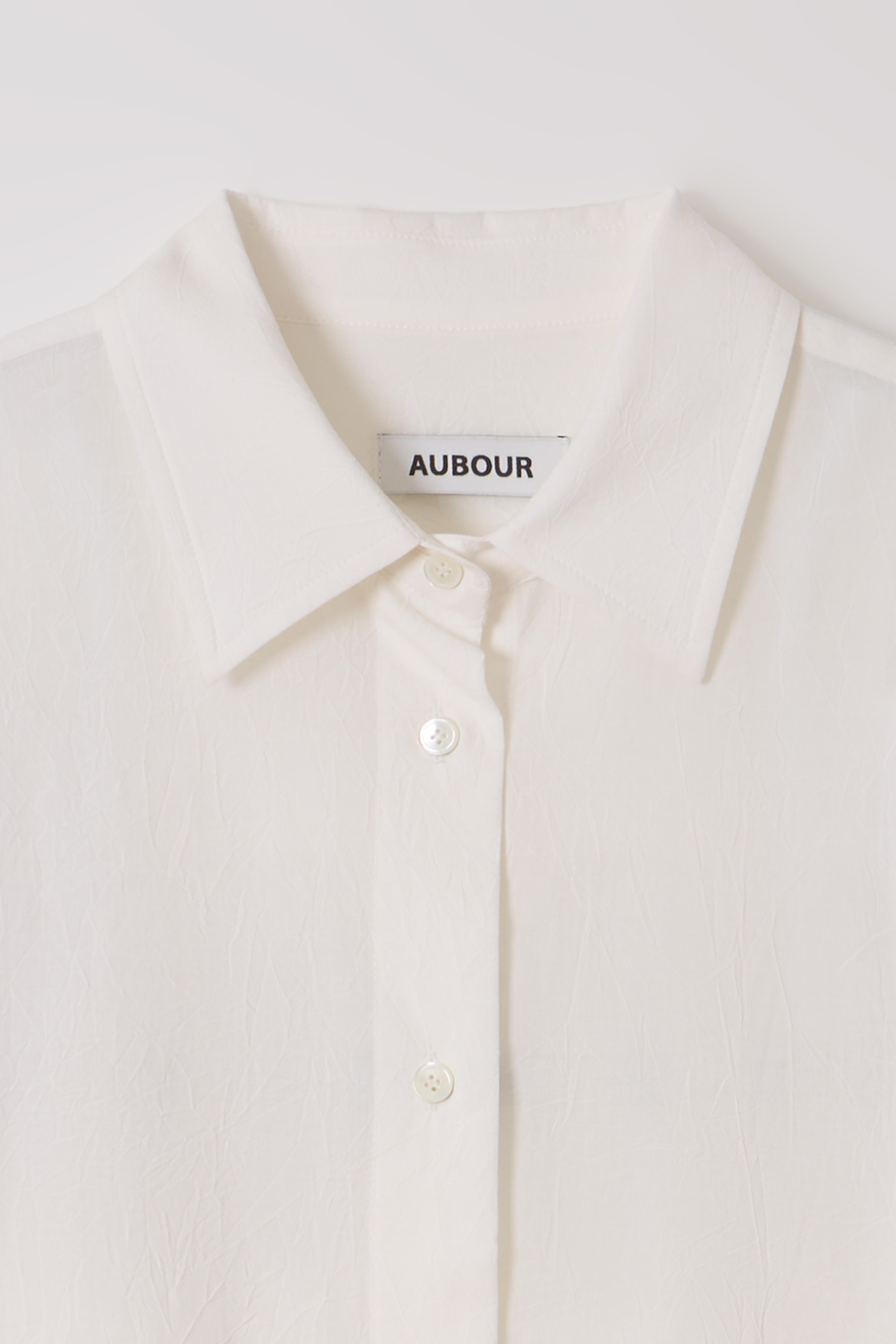 [2차 재입고] ease belted shirt (white)