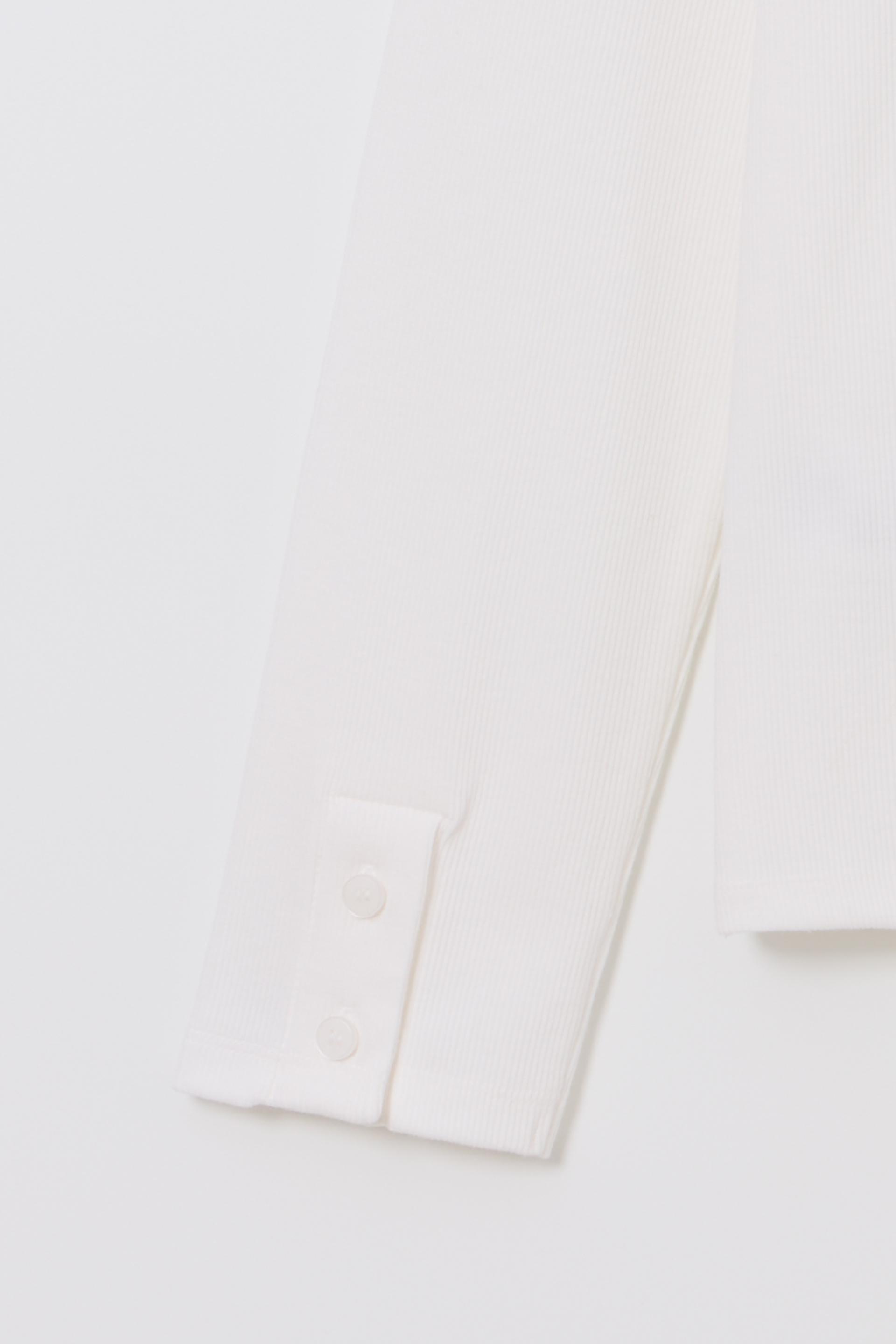 alter deep henley t-shirt (ivory)